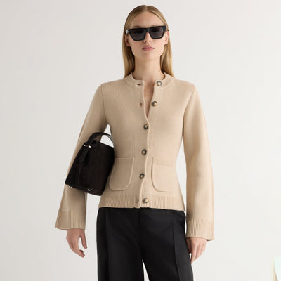 Eames Organic Cotton-Wool Cardigan