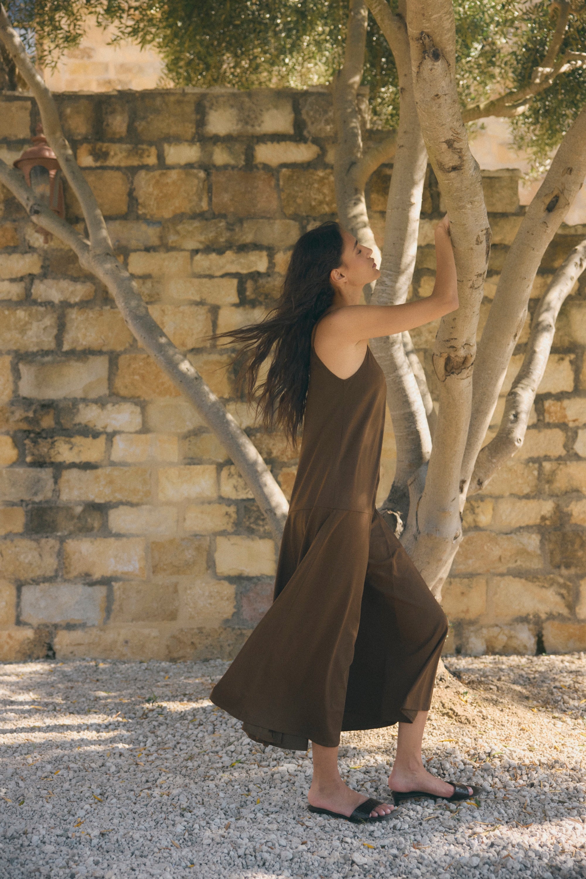 a line tank dress Jimena A-Line Jersey Tank Dress