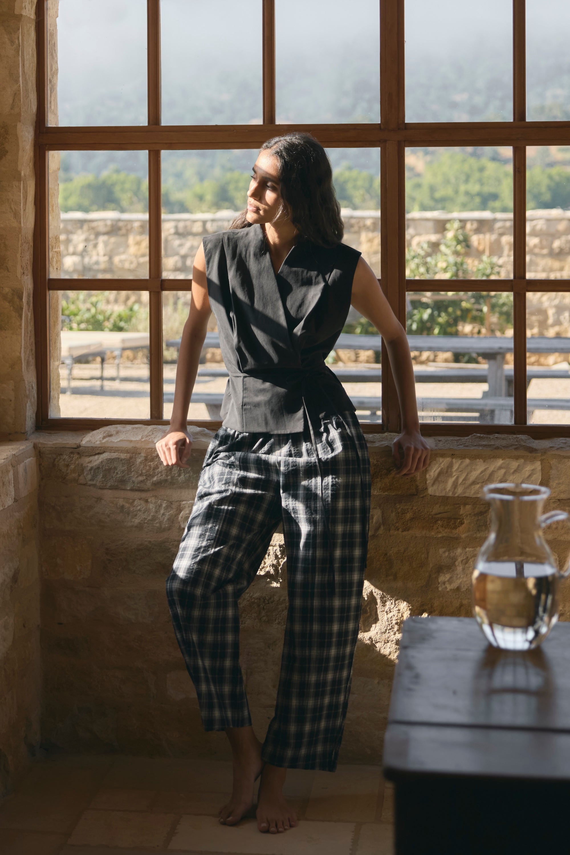 Leandra Tie-Wrap Vest