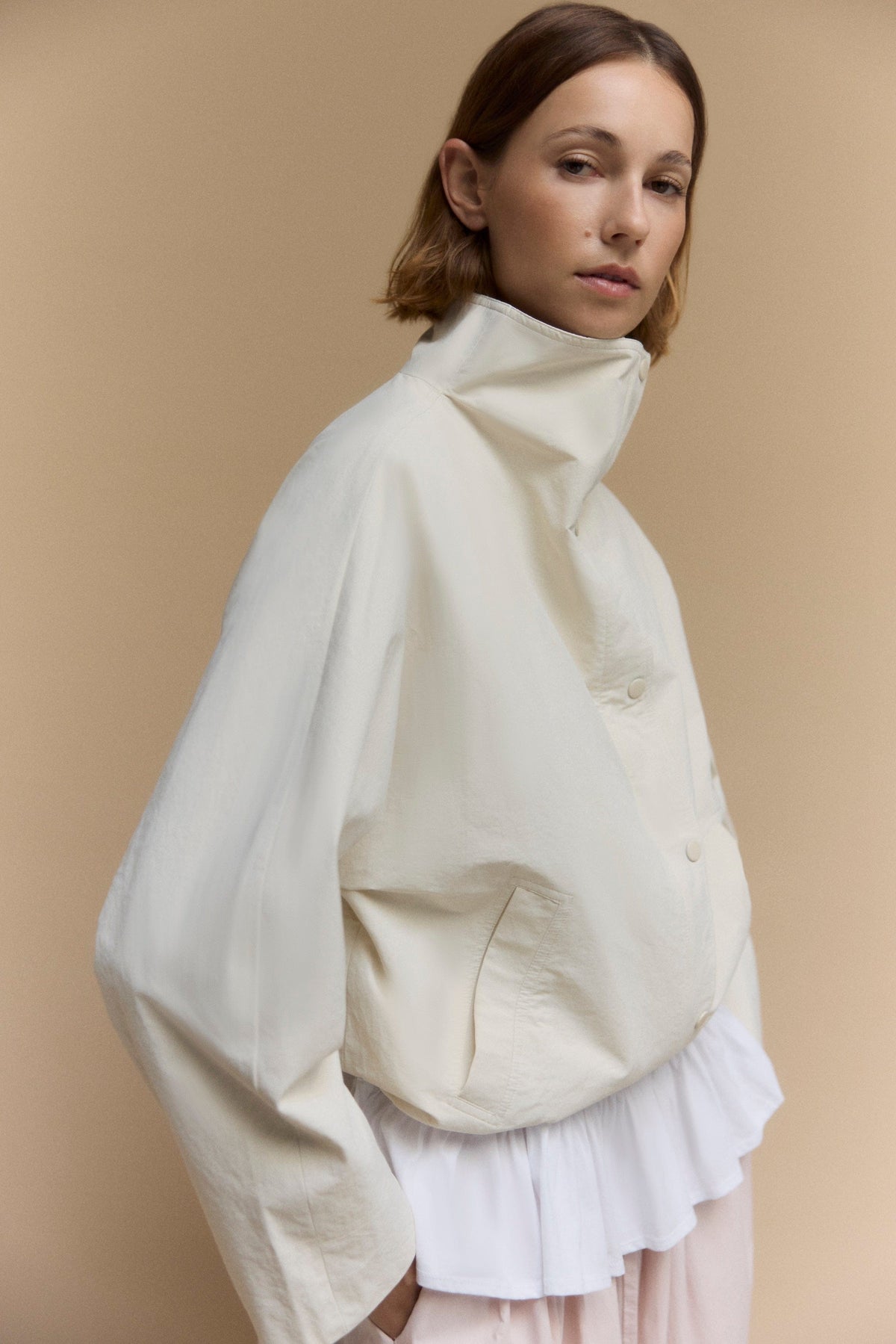 Padma Two-Way Zip Collared Jacket