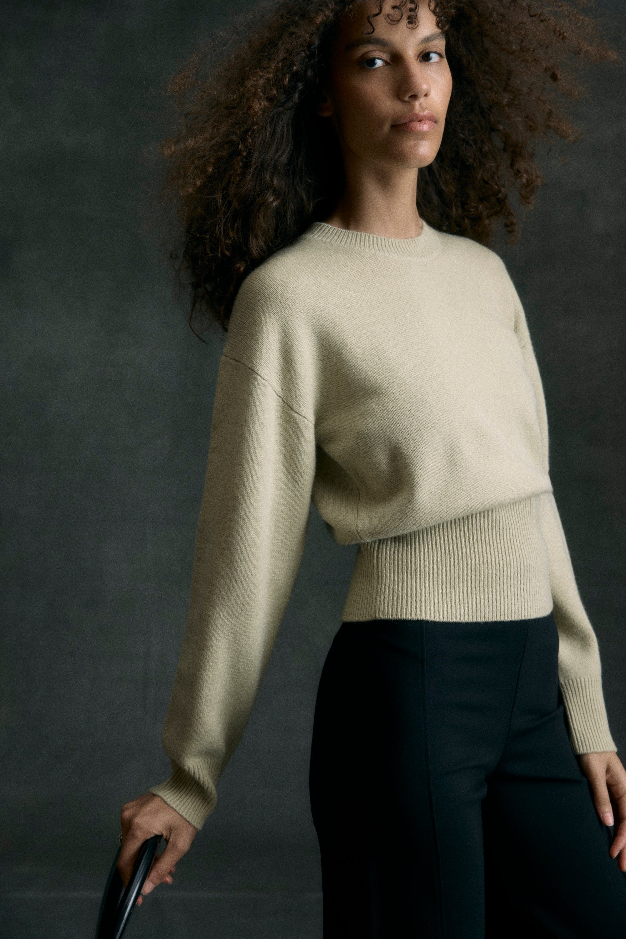 メゾンドリーファー BALLET!ニット Marielle Wool-Cashmere Blouson Sweater