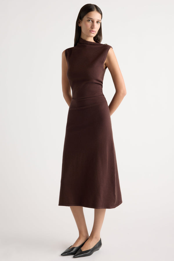 sachin and babi light blue dress Plus Size Brown Dress main image 1