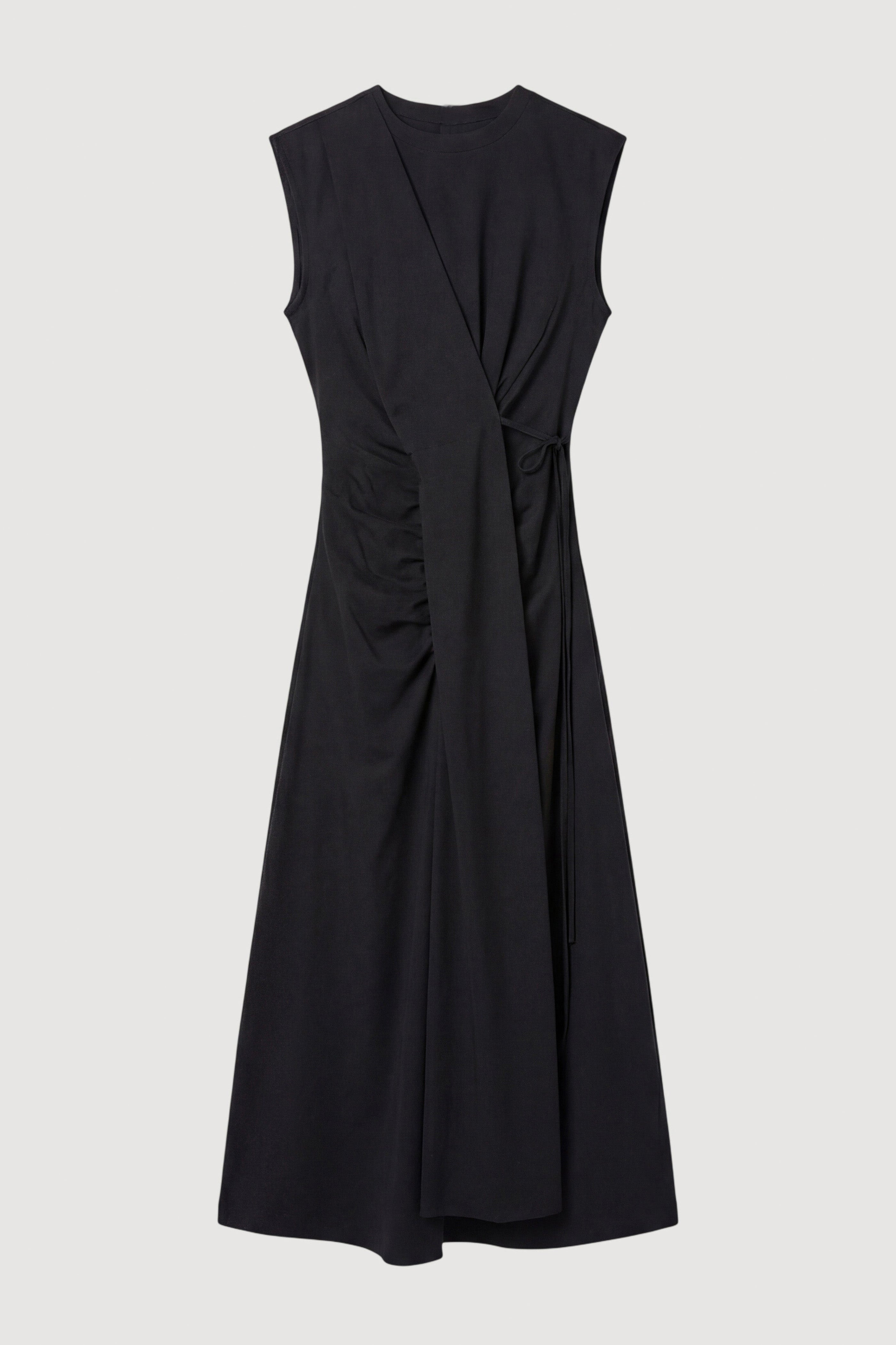 Agnes Twist-Drape Jersey Dress