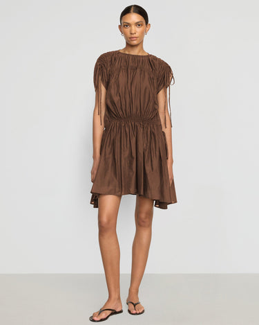 Vanessa | Akemi Tie-Shoulder Organic Cotton Dress in Size Small