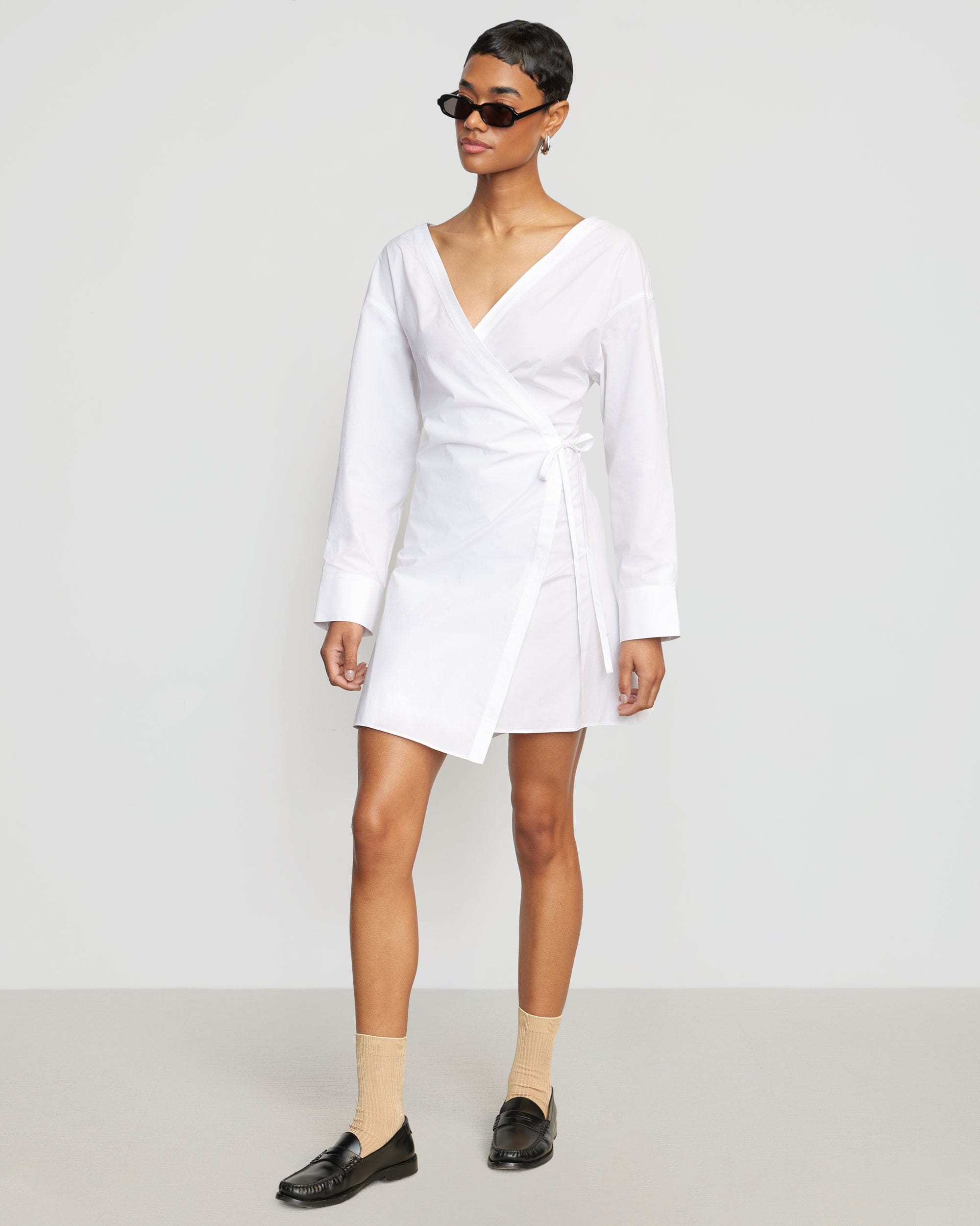 Ari V-Neck Wrap Dress - Main Image