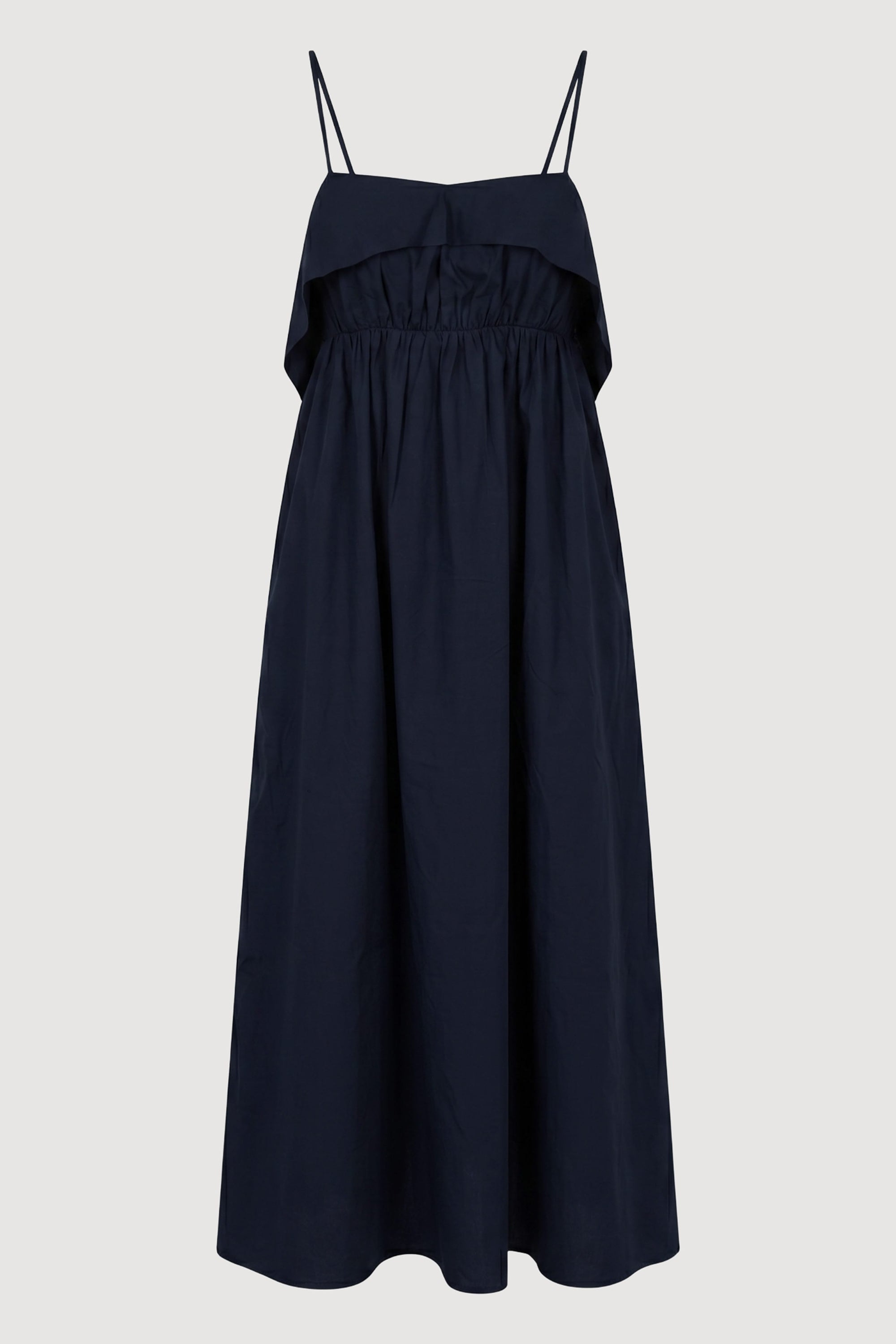navy blue sun dress Georgie Cotton Summer together with the slight narrowing at the waist Natural Linen Dress, Summer Beach
