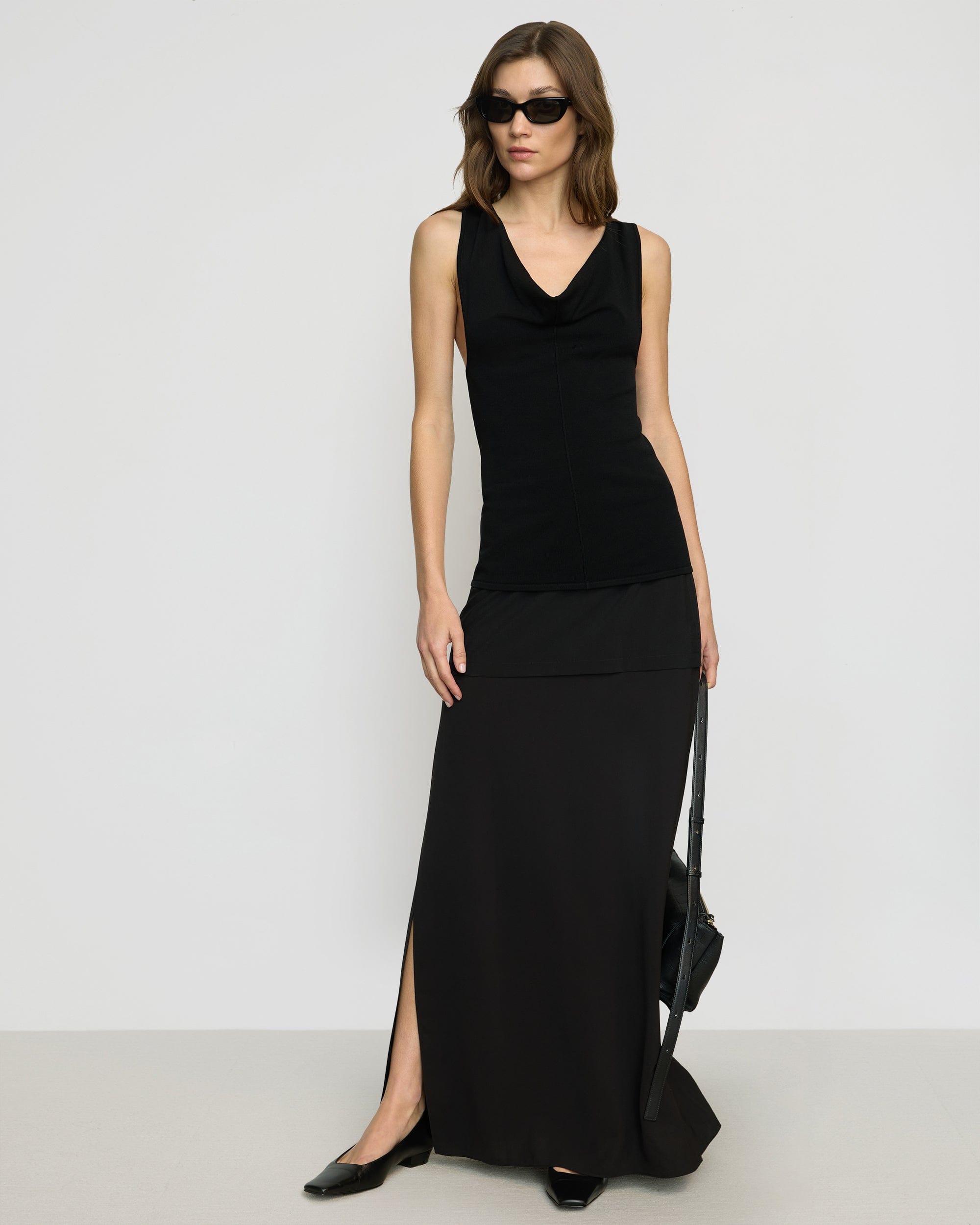 chinese dress ladies Caroline Constas - Augusta drop waist maxi dress main image 1