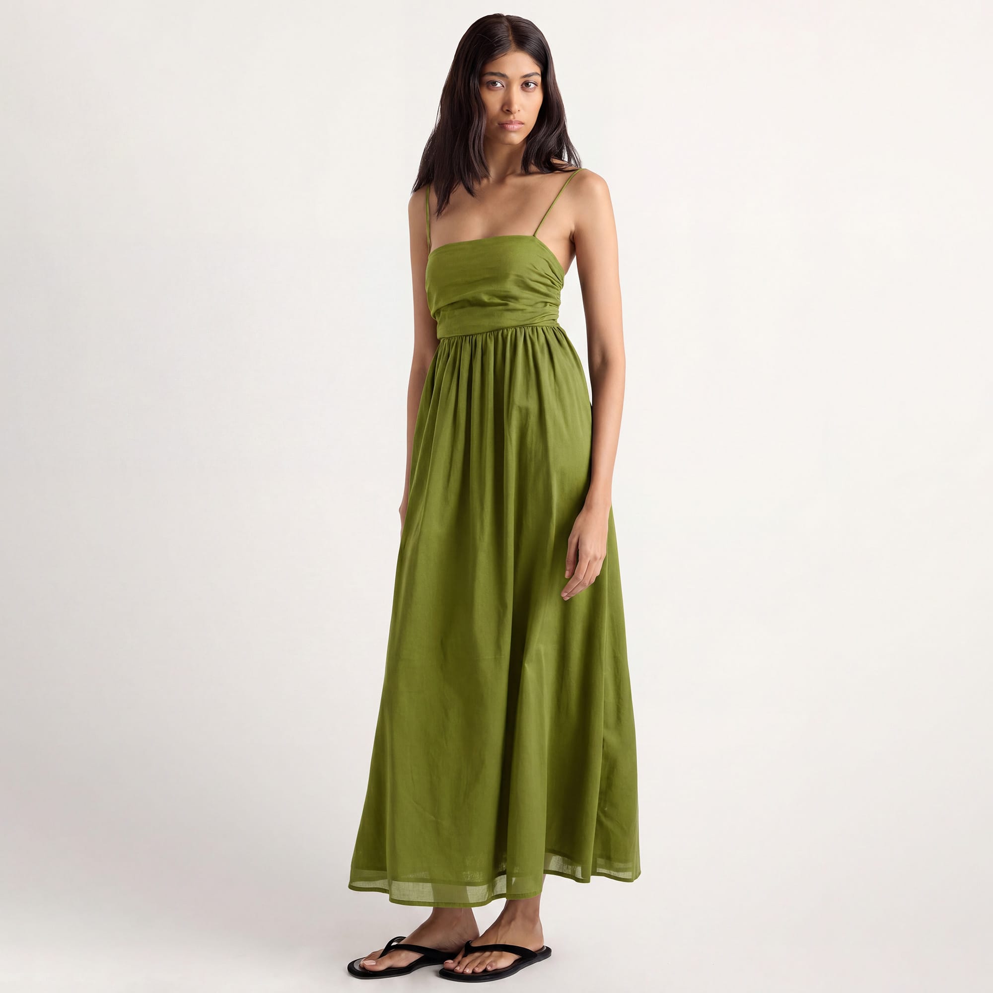 white christmas dresses Cotton Citizen Verona Spaghetti Maxi Dress | Black | Size Xs