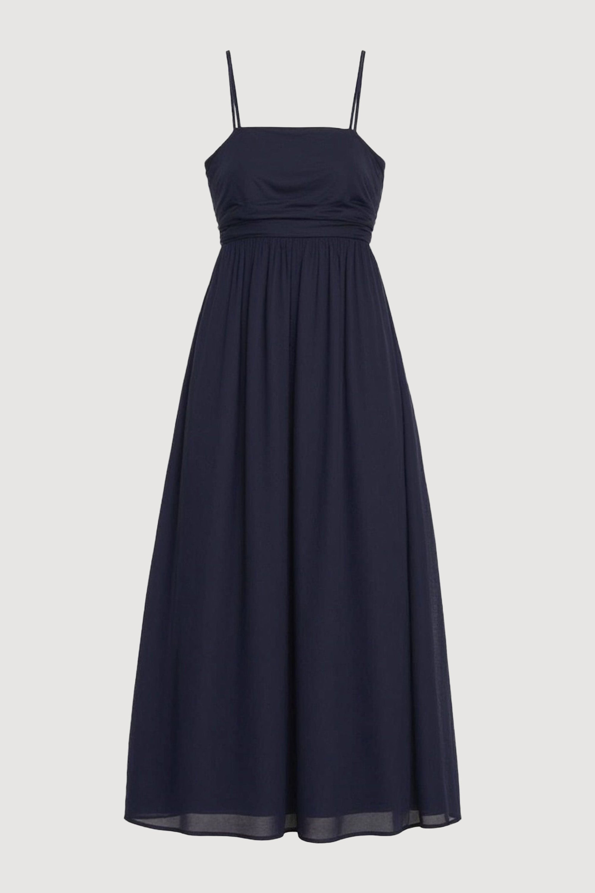 Aurora Ruched Organic Cotton Maxi Dress Aurora Ruched Organic Cotton Maxi Dress