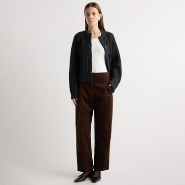 Marije | Austino Corduroy Barrel-Leg Pant in Size Small