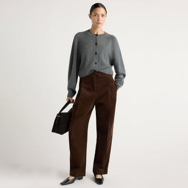 Charlotte | Austino Corduroy Barrel-Leg Pant in Size Small
