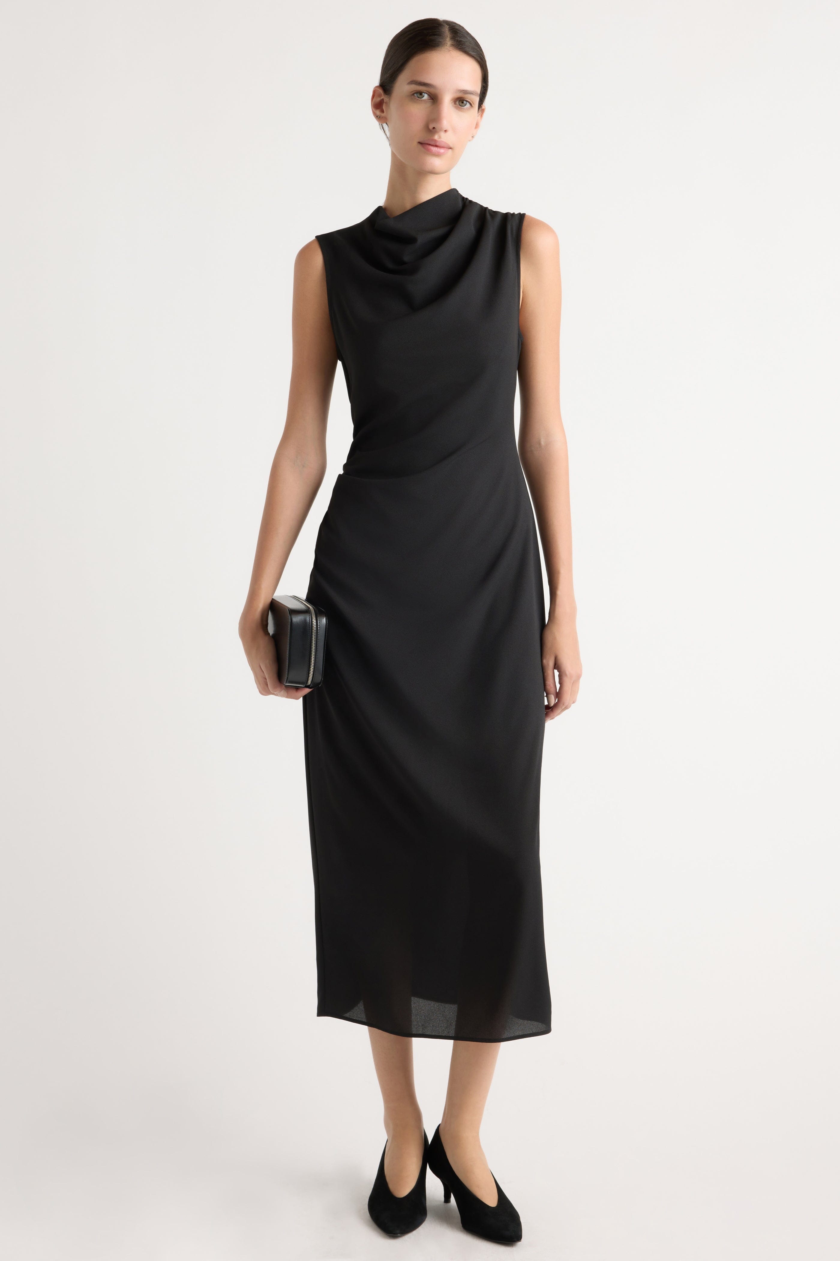 Ayelet Gathered-Neck Dress Ayelet Gathered-Neck Dress