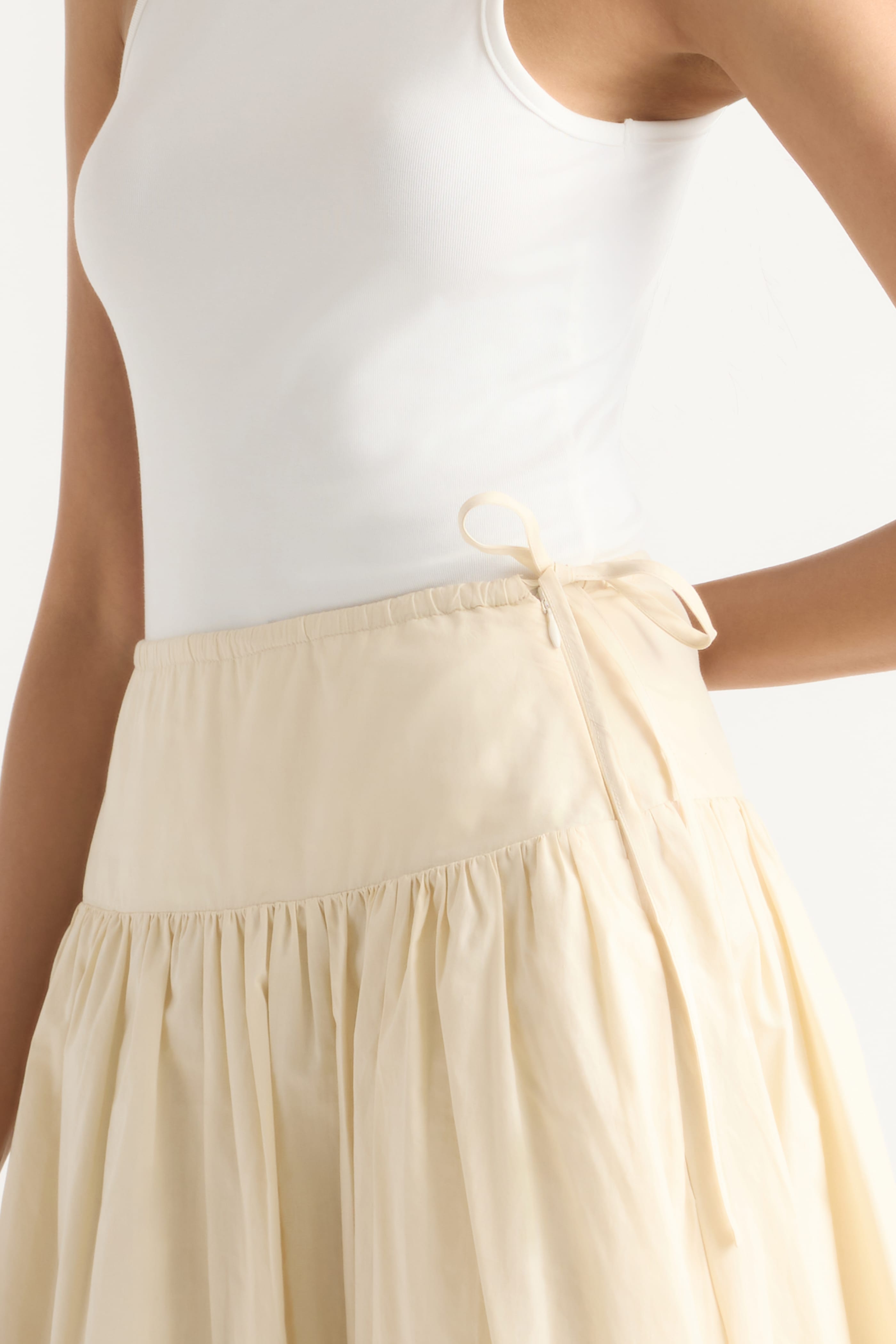 ralph lauren drop waist dress Bao Organic Cotton Drop-Waist Skirt Butter Yellow / Regular / M