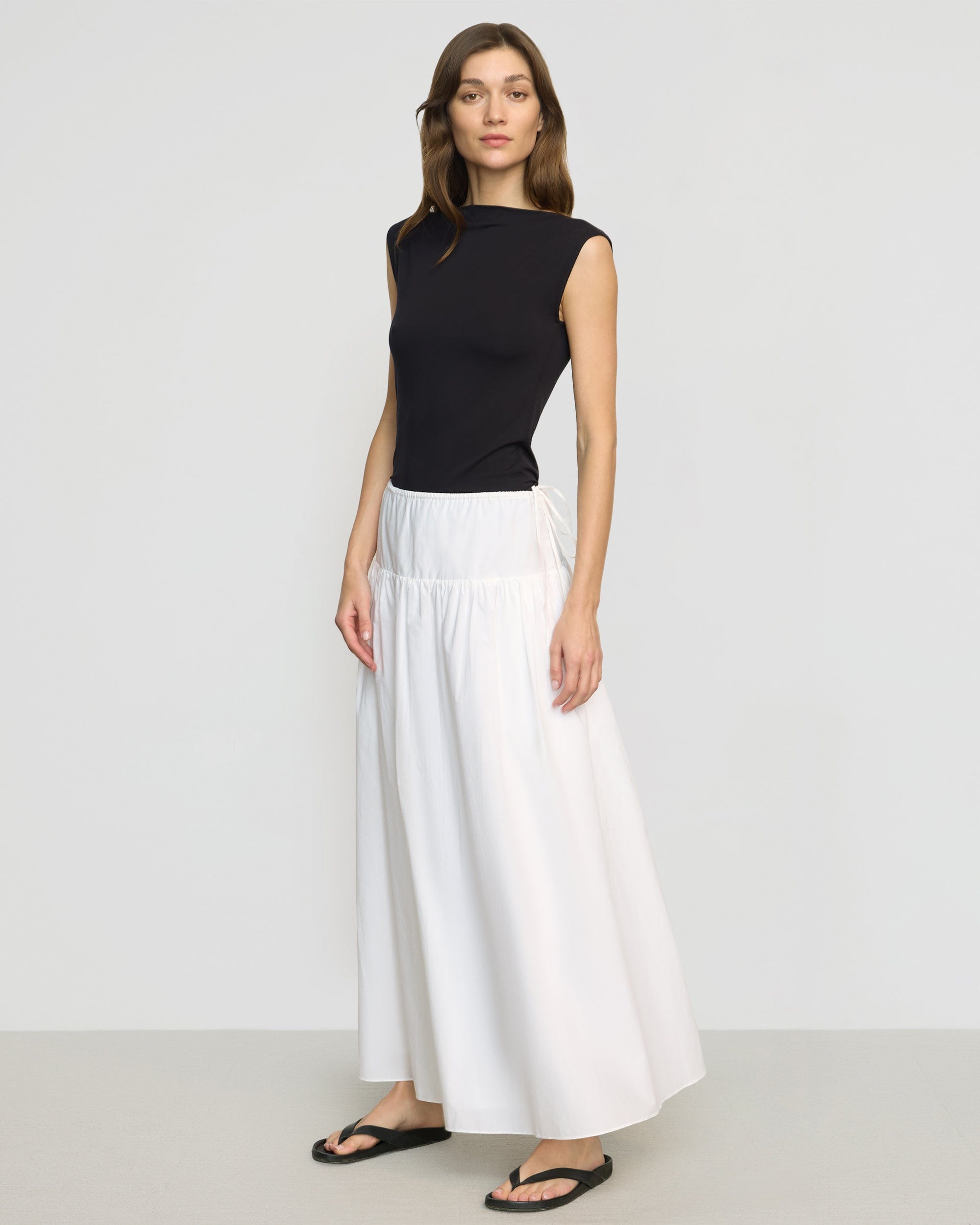 Bao Organic Cotton Drop-Waist Skirt