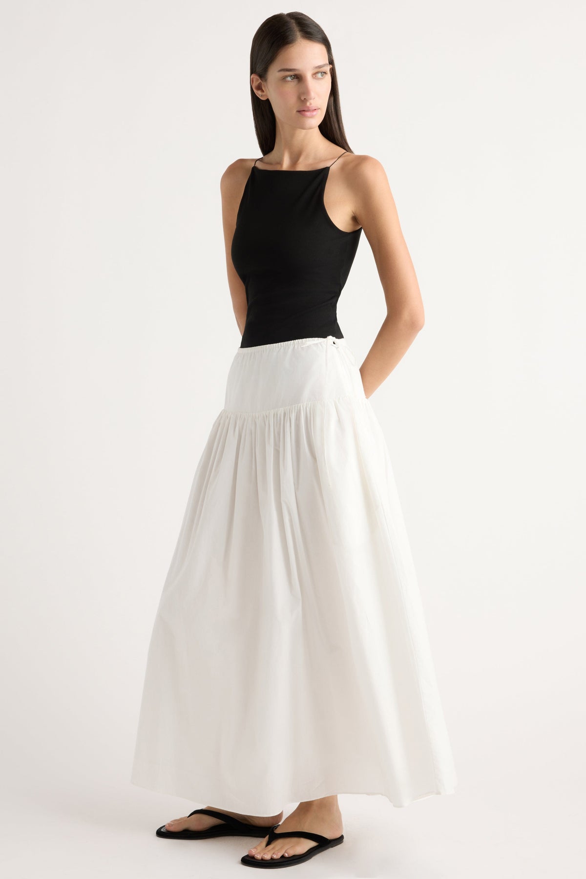 Bao Organic Cotton Drop-Waist Skirt