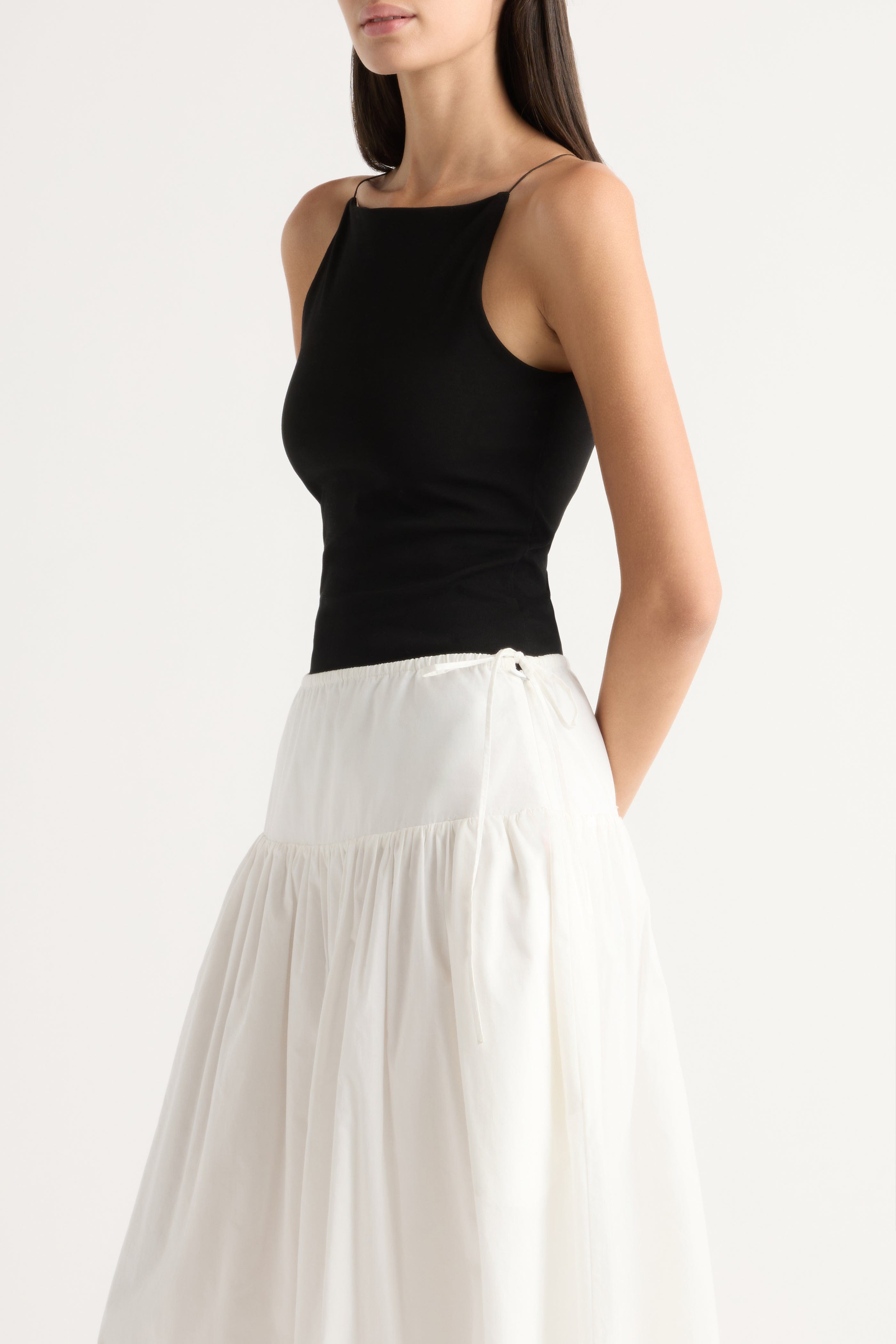 Bao Organic Cotton Drop-Waist Skirt