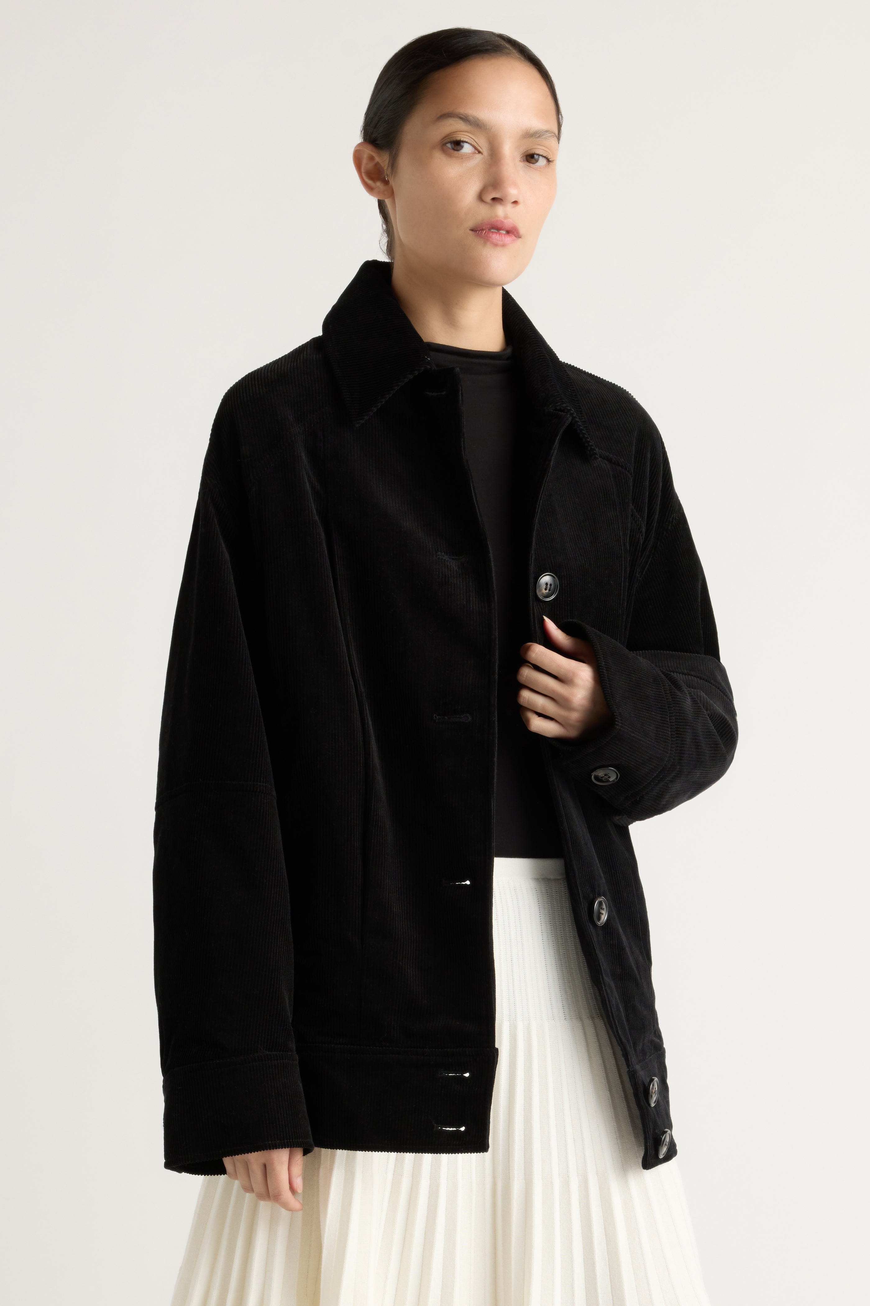 Barry Corduroy Button Jacket