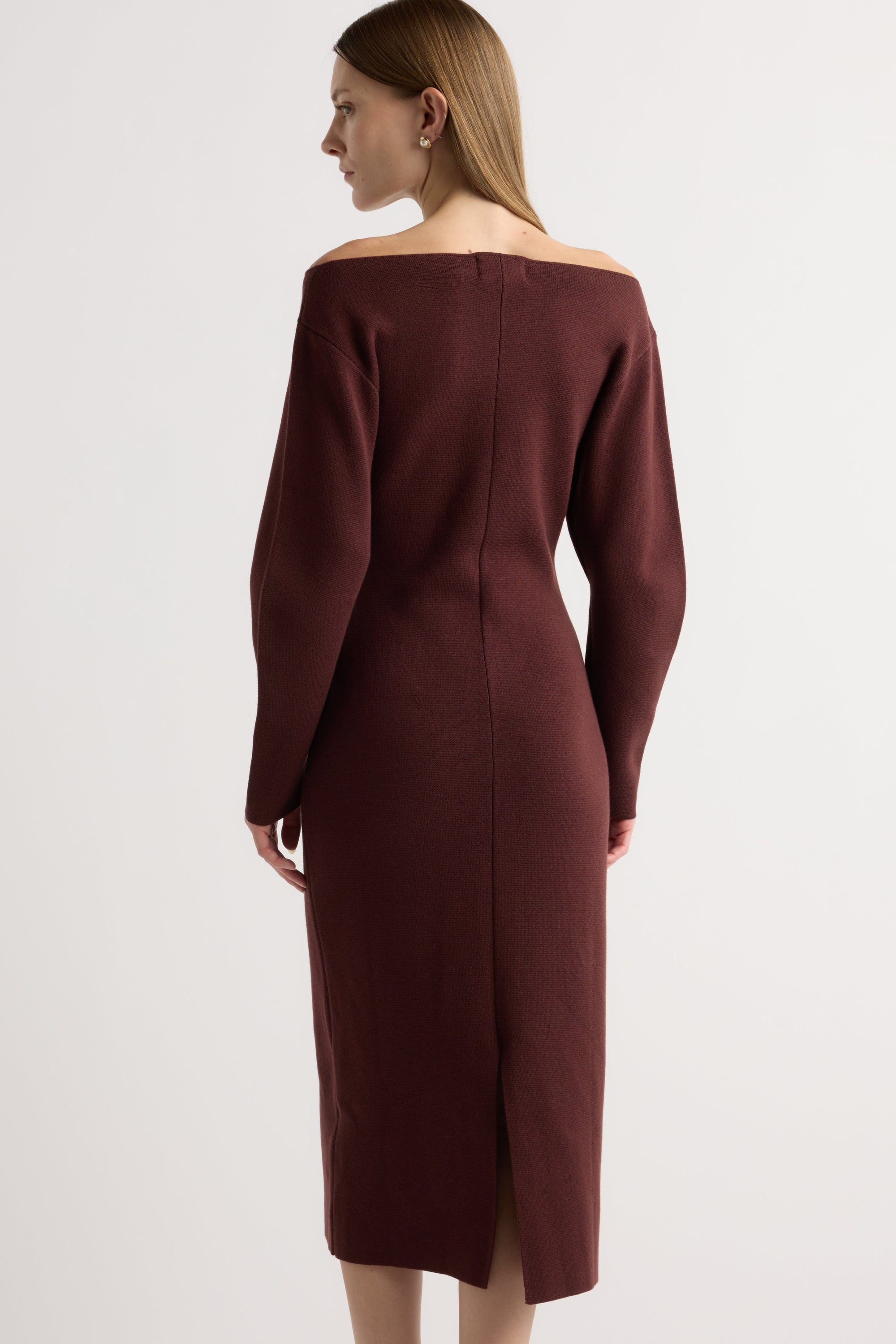 boat neck winter dress boat neck long sleeve dress Zapakasa Women Black Boat Neck Long Formal Dress  with Sleeves Chiffon Mermaid Black Tie Dress