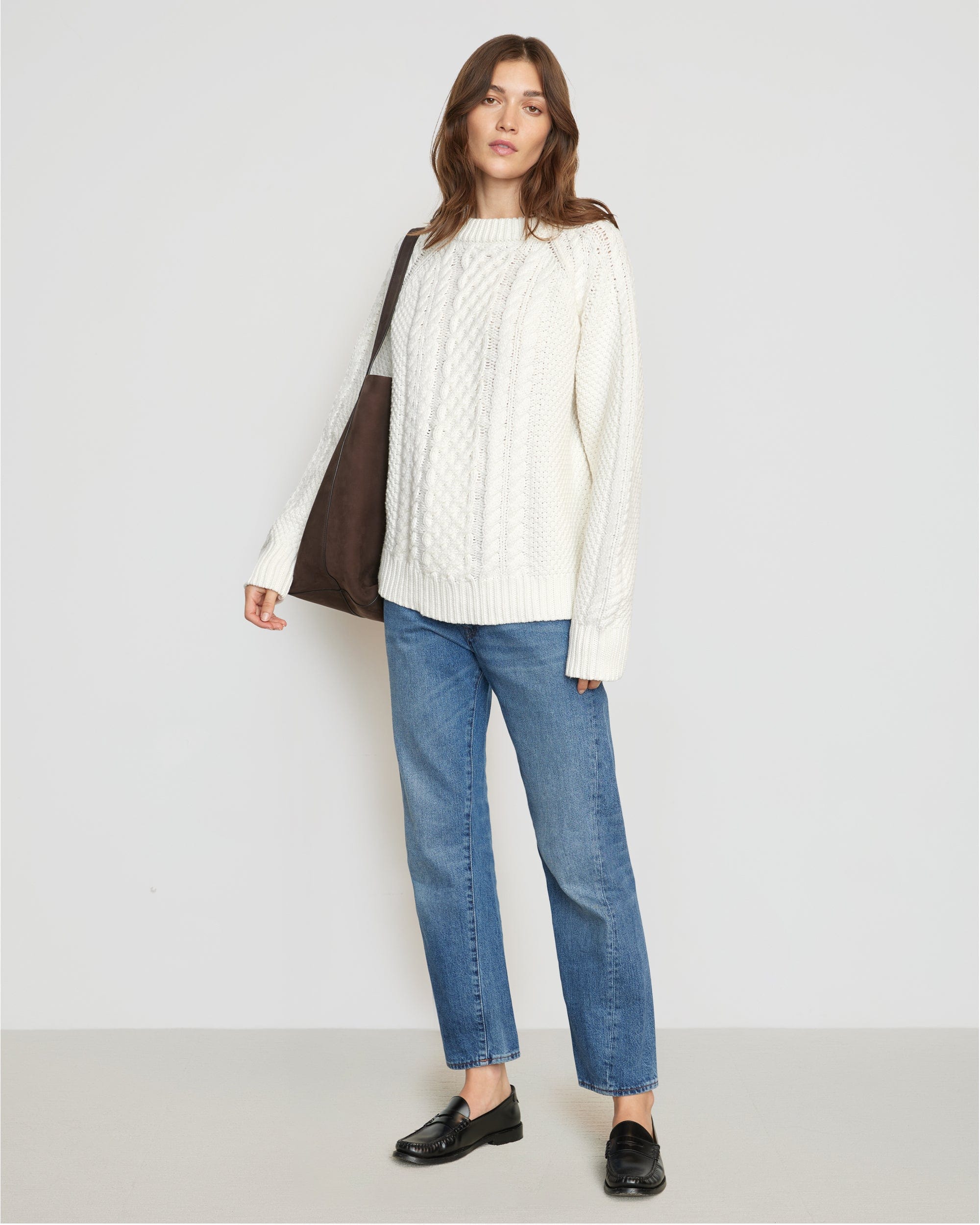 Brady Chunky Cable Knit Sweater