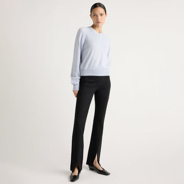 Charlotte | Cass Front-Split Ponte Stretch Pant in Size Small