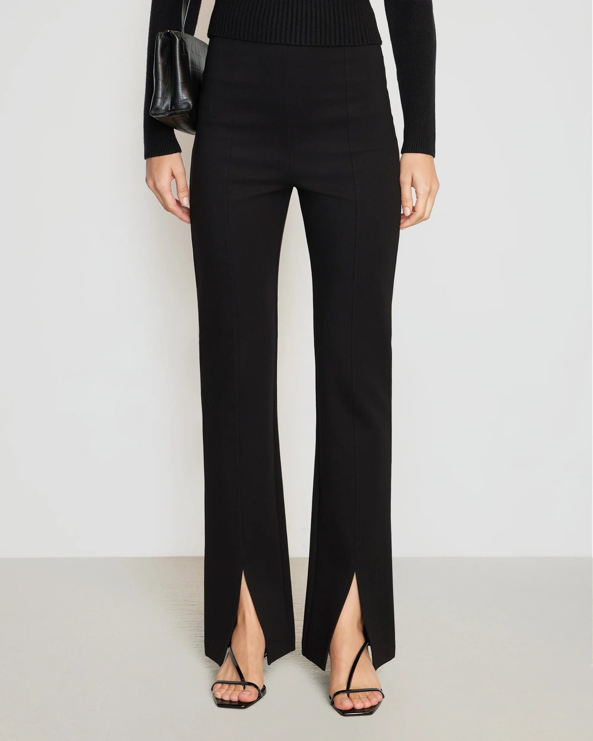 ZARA high waist trousers black