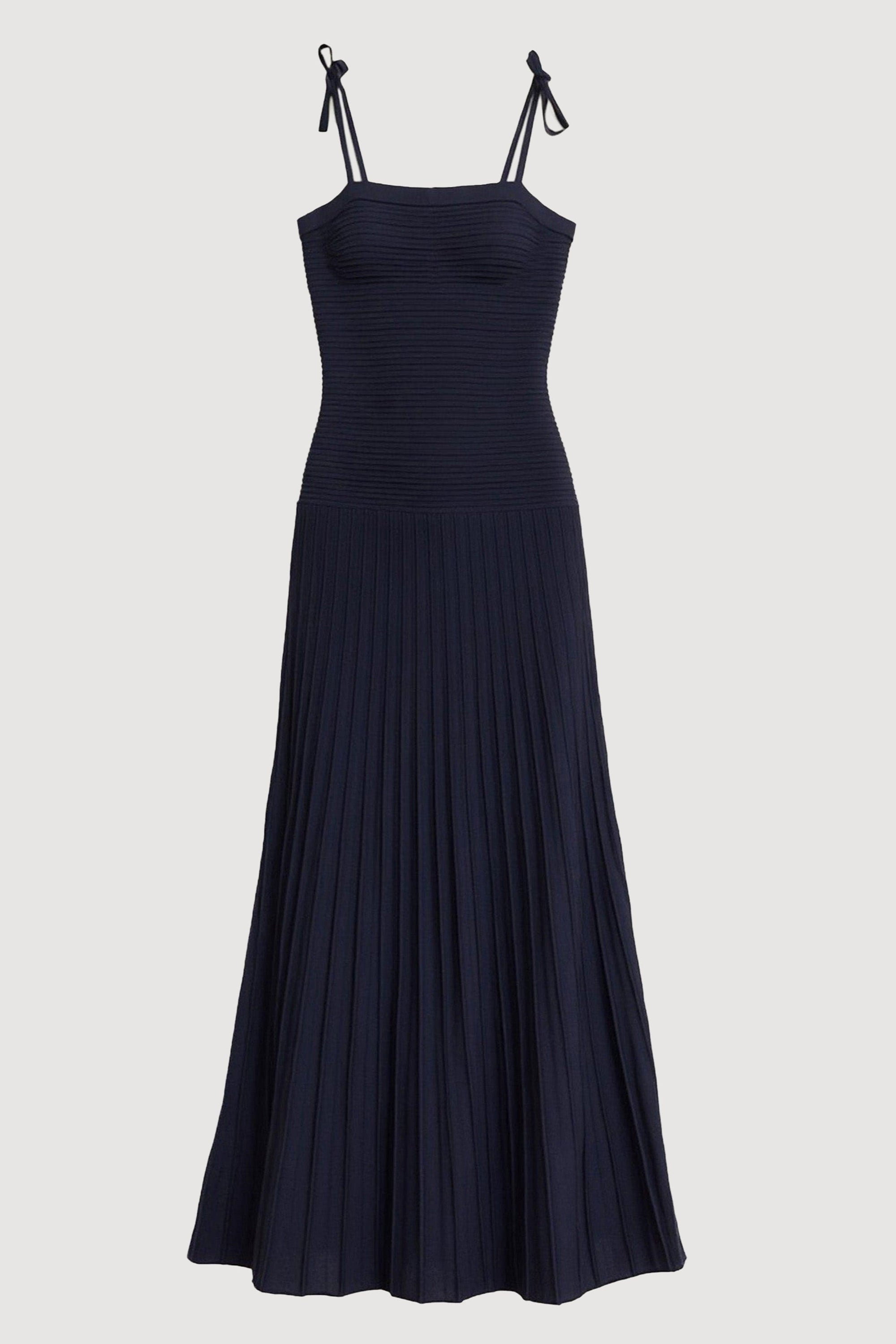 Chan Ottoman-Knit Dress Navy / Regular / L