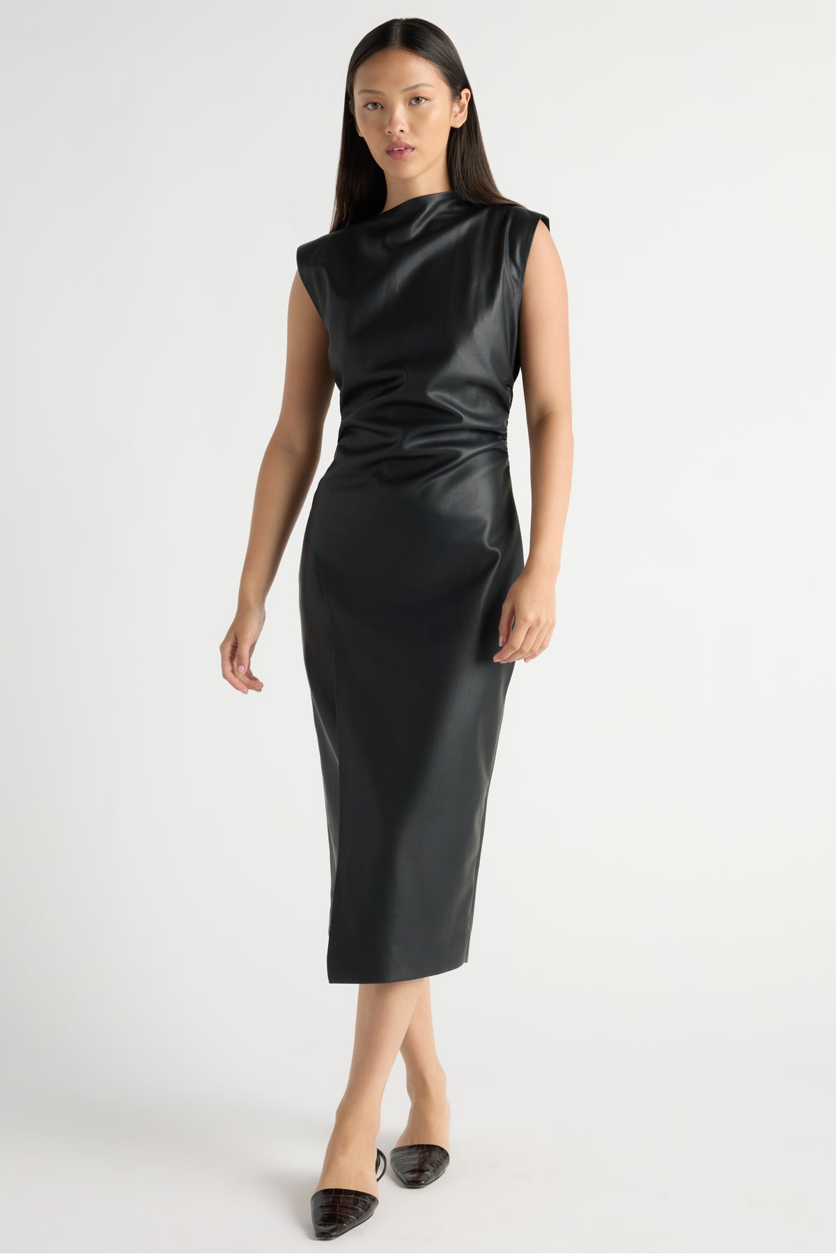 v neck leather dress Channing Vegan Tulle Mini Dress SIZES:27X34 Style:strapless or hand wash in