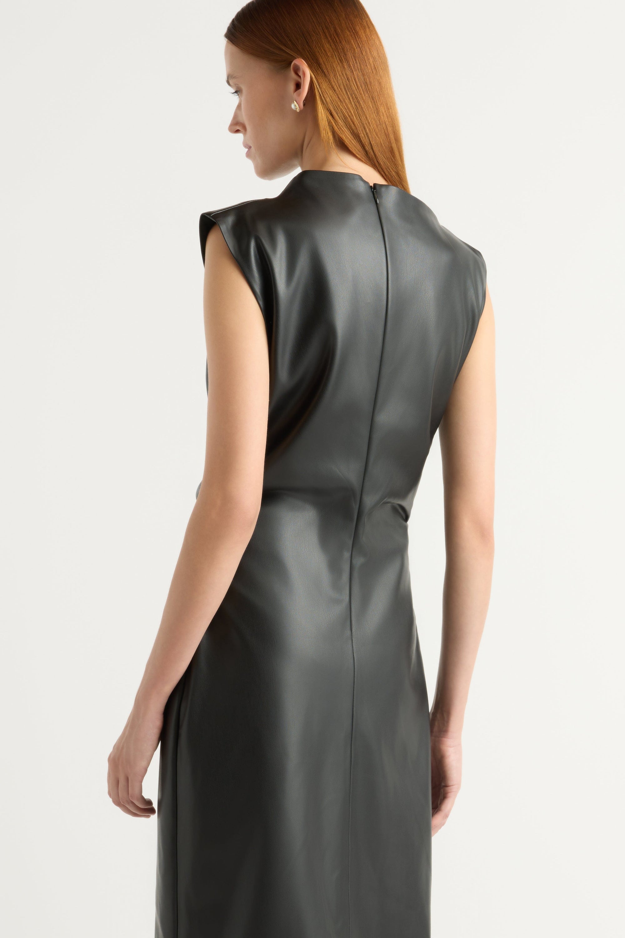 Channing Vegan Leather Dress