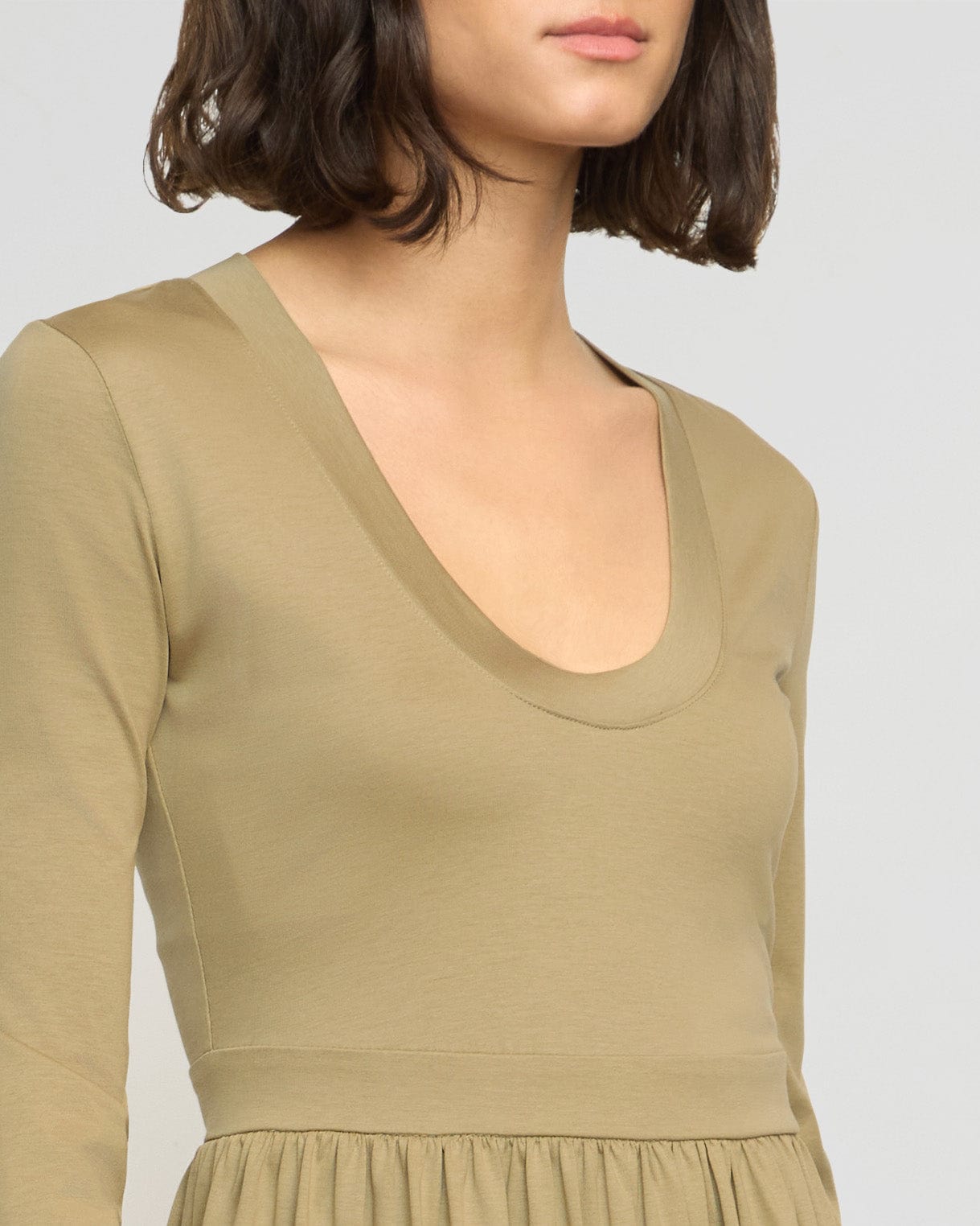 ou jersey dress Cherie U-Neck Jersey Dress