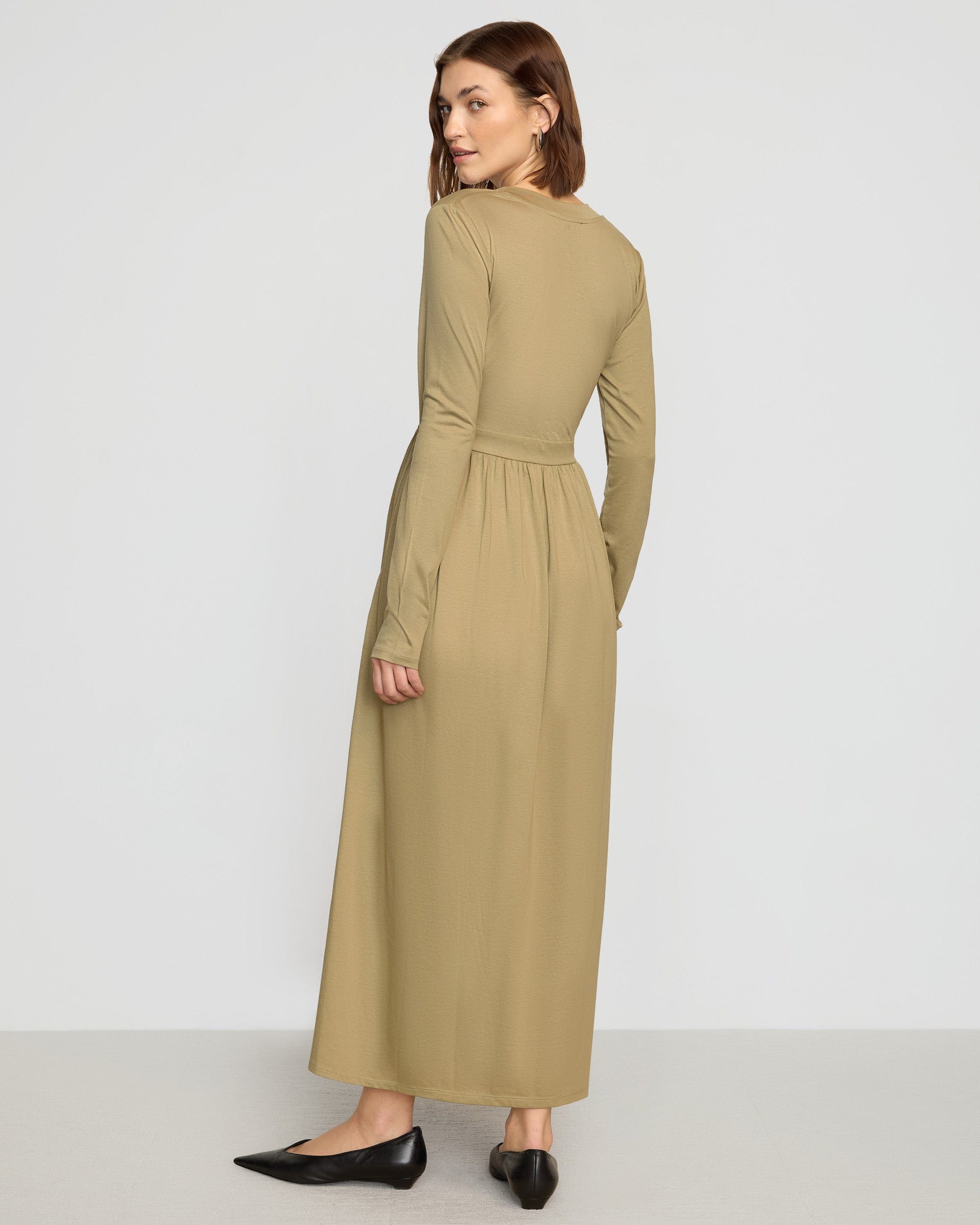 Cherie U-Neck Jersey Dress Cherie U-Neck Jersey Dress