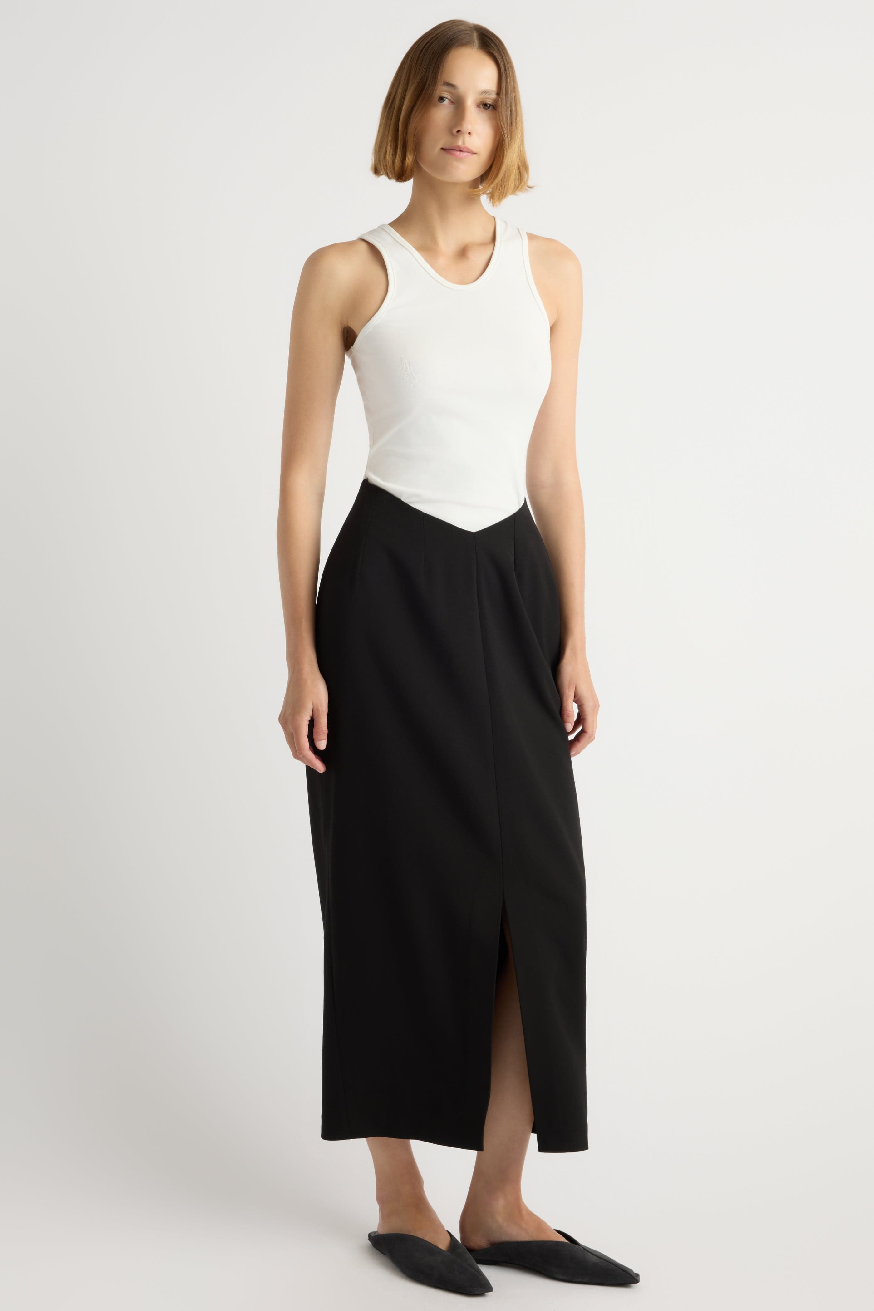 Coye V-Waist Pencil Skirt