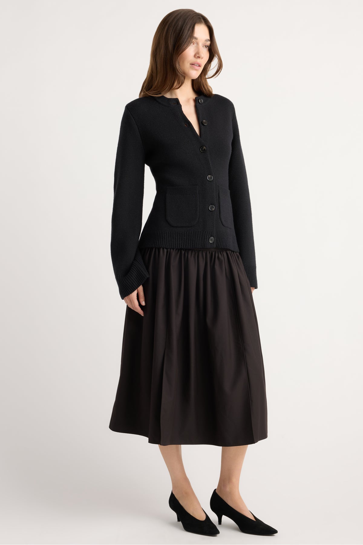 Eames Organic Cotton-Wool Cardigan