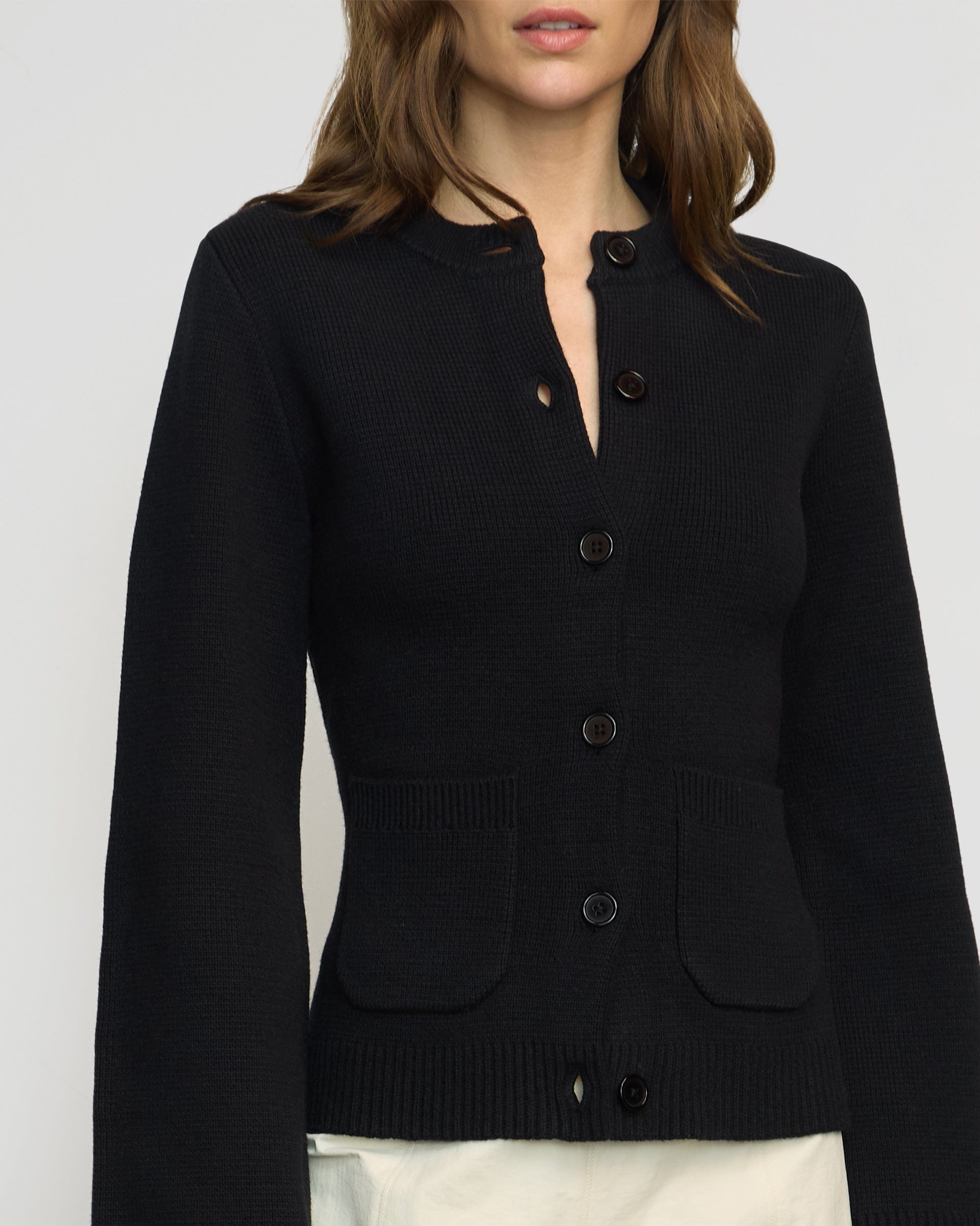 ennoy BUTTON CARDIGAN BLACK L
