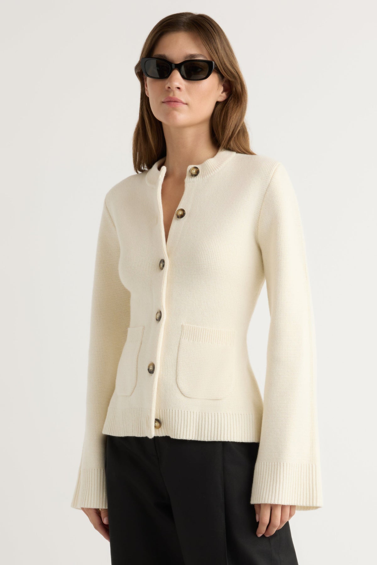 Modern Citizen Eames Organic Cotton-Wool Cardigan