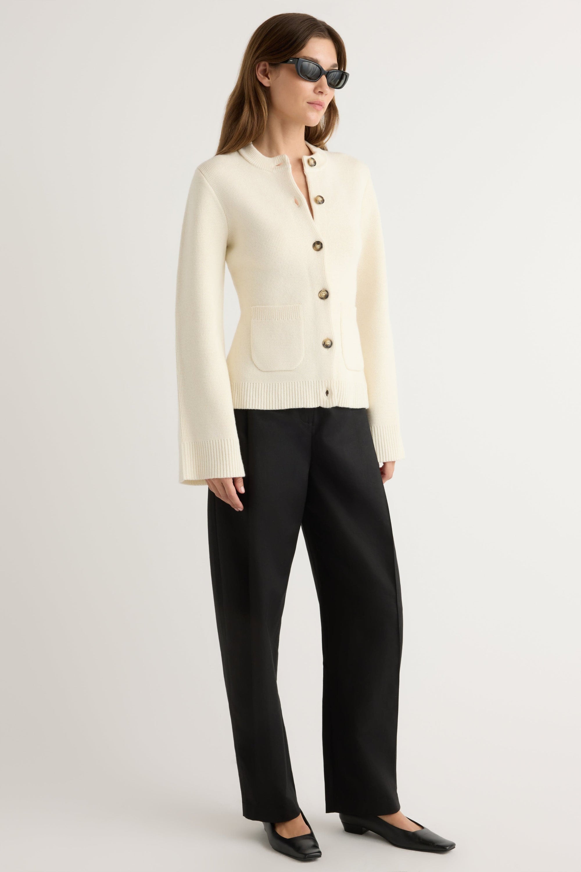Eames Organic Cotton-Wool Cardigan Eames Organic Cotton-Wool Cardigan