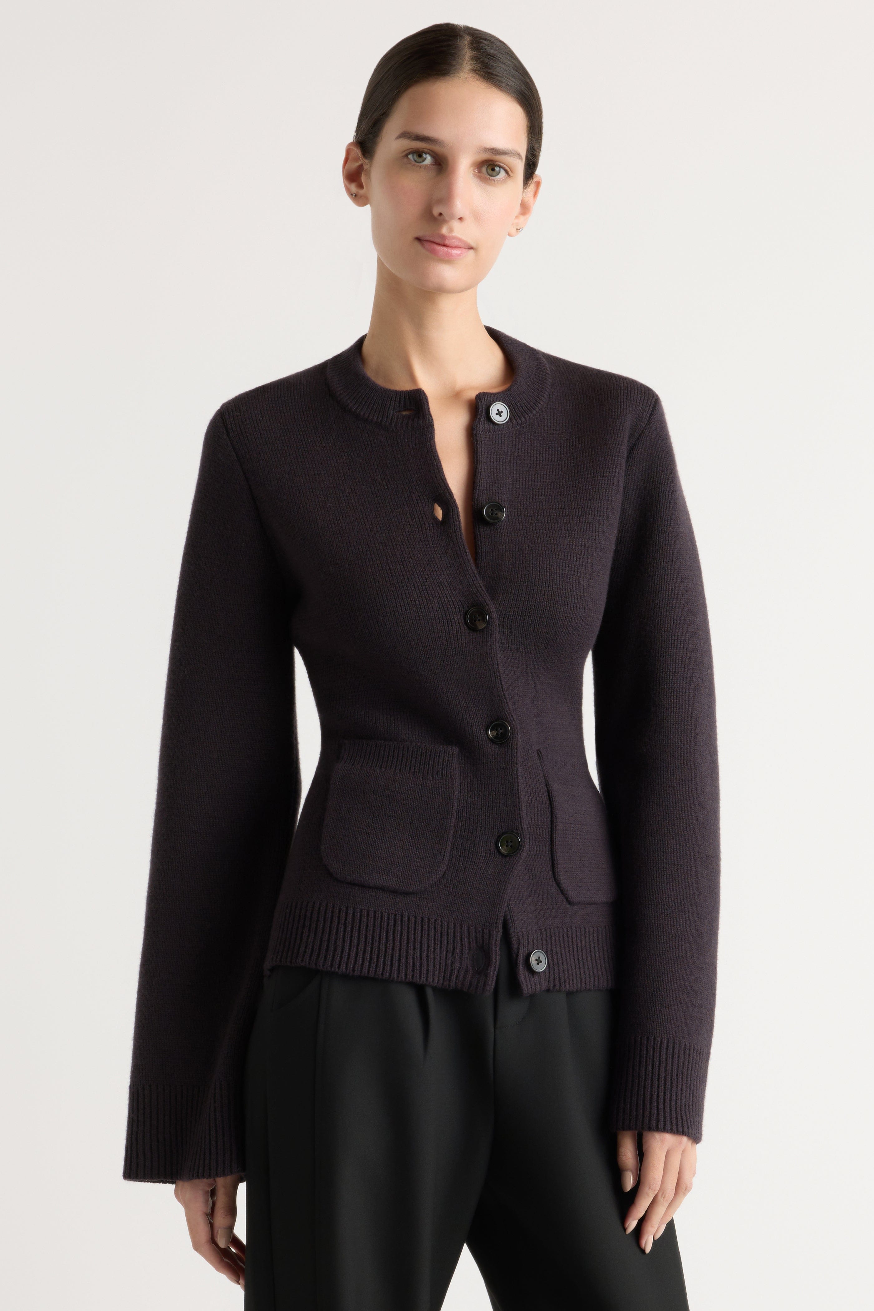 Eames Organic Cotton-Wool Cardigan