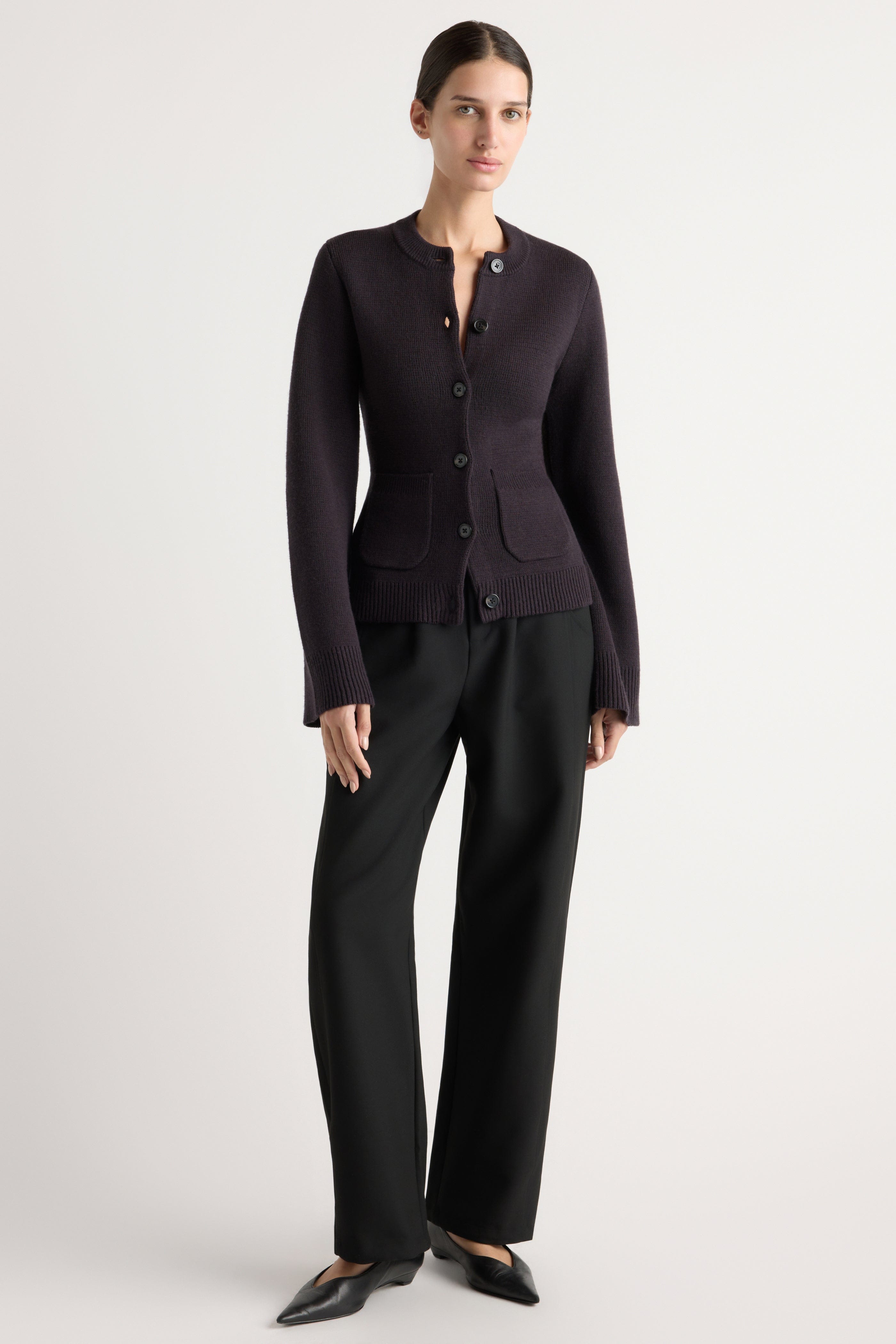 Eames Organic Cotton-Wool Cardigan