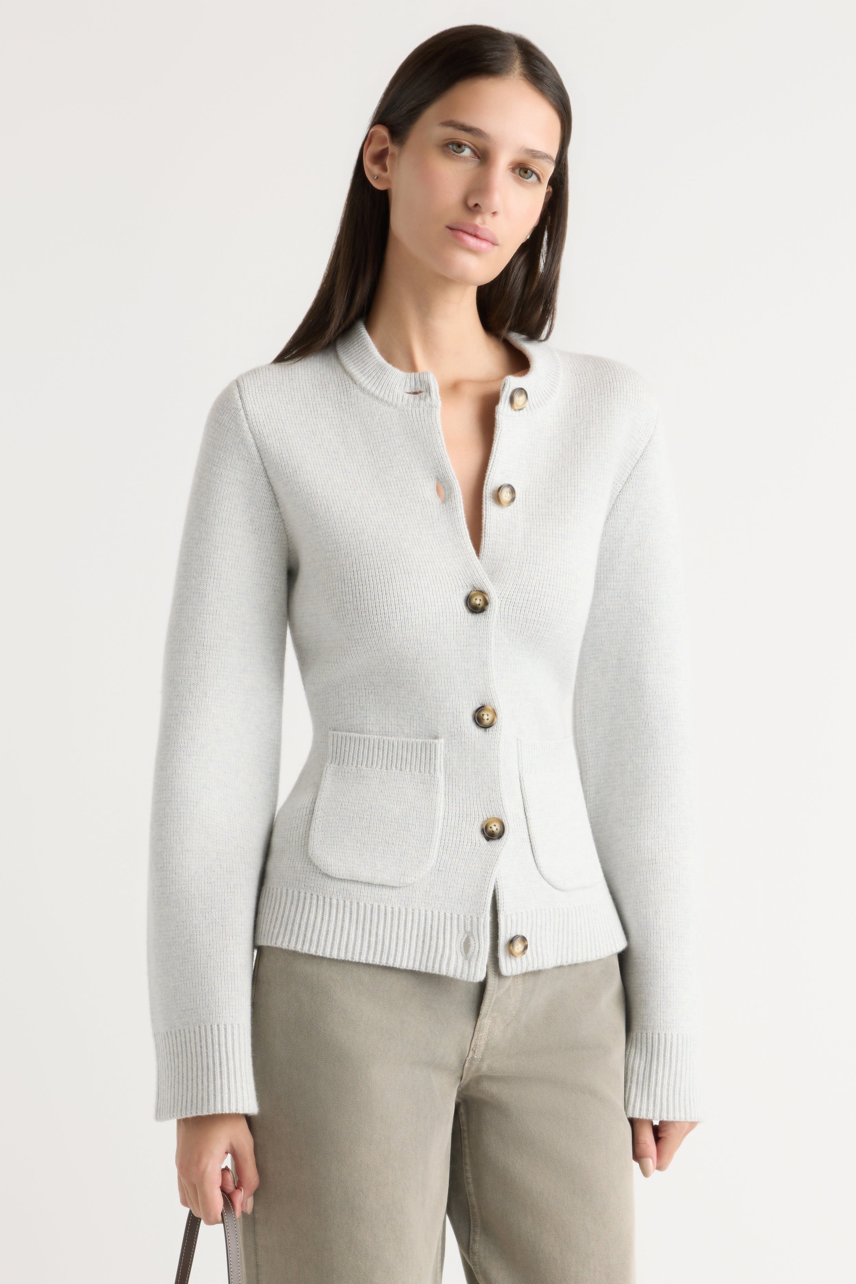 Eames Organic Cotton-Wool Cardigan