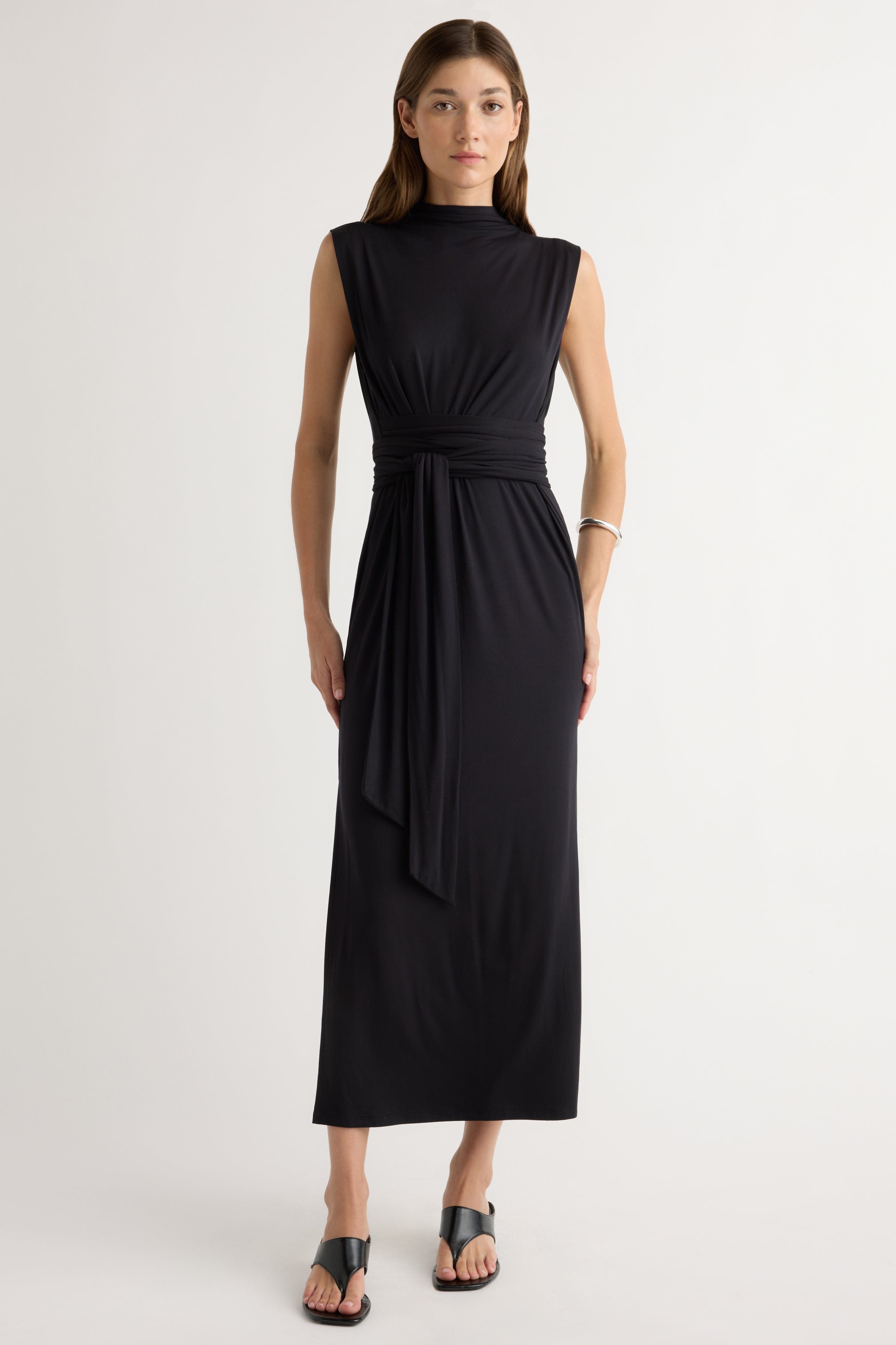 ワンピース sinoon Frill Sleeveless Dress (Black) MUSINSA公式 | SINOON [ILLIT WONHEE wearing] Frill Sleeveless