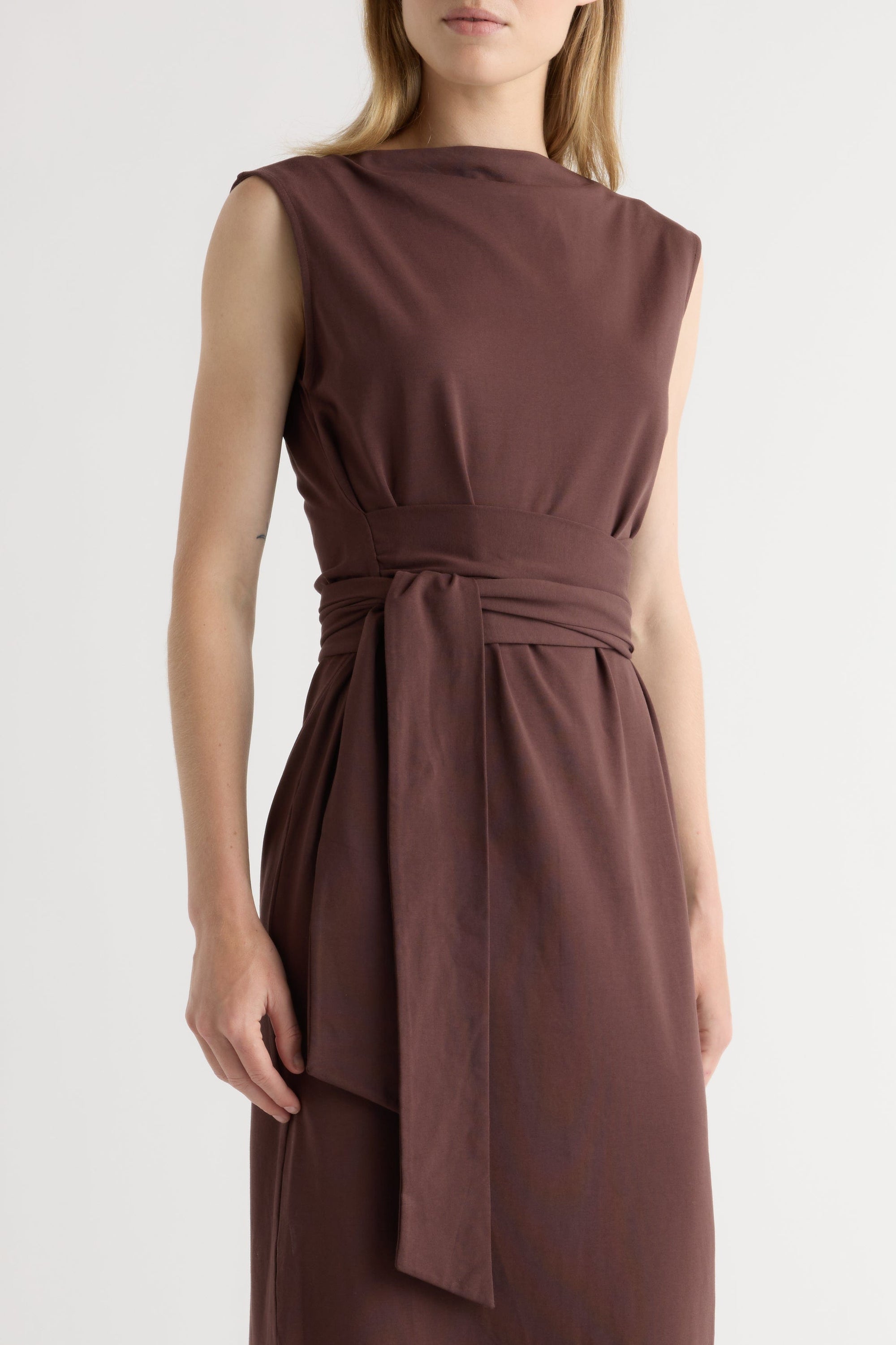 tie front dress Short Sleeve Dress with Tie Front