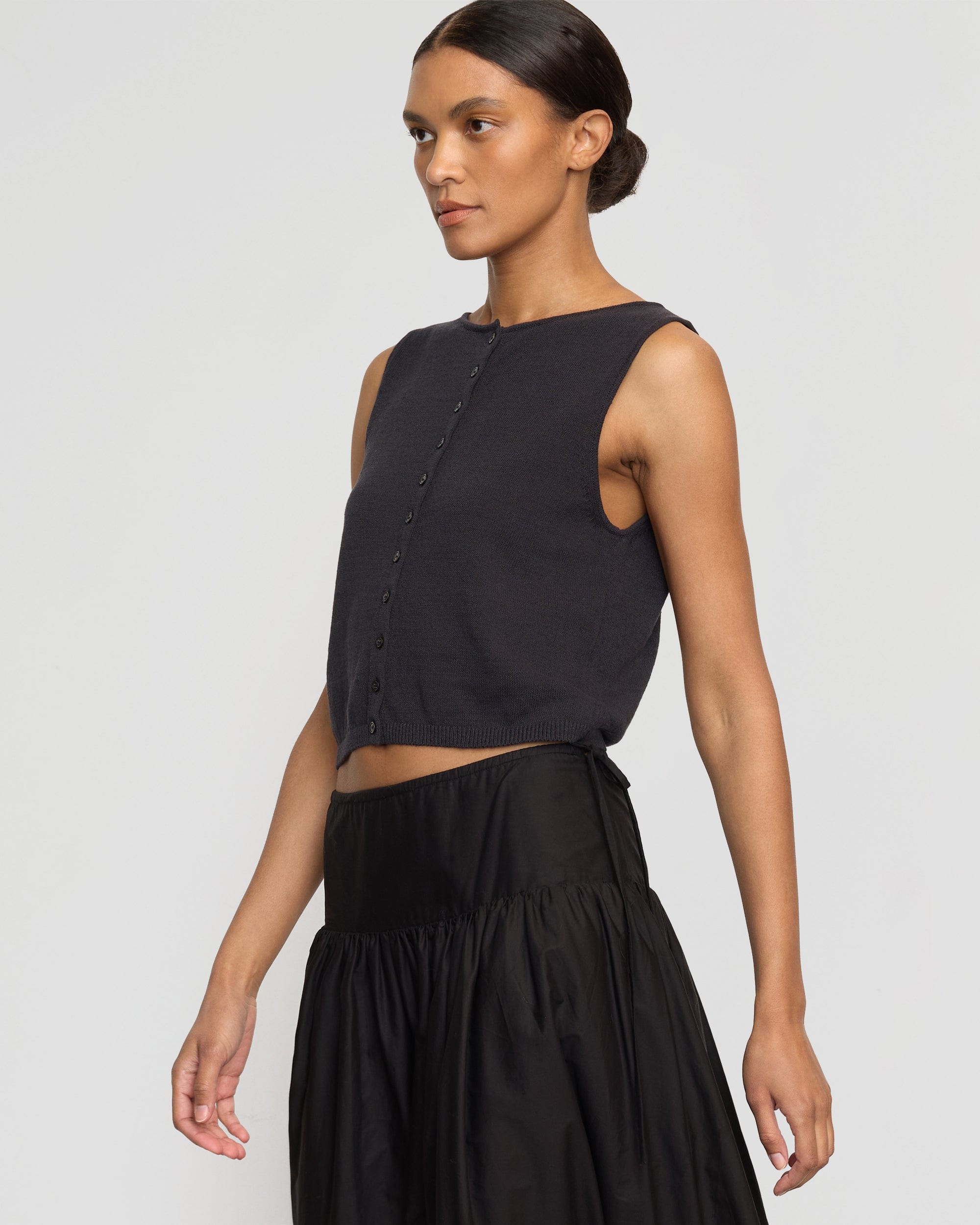 Bao Organic Cotton Drop-Waist Skirt