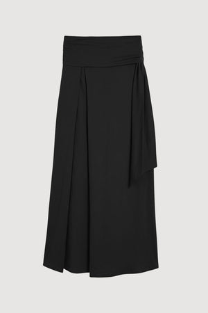 Elke Tie-Waist Maxi Skirt