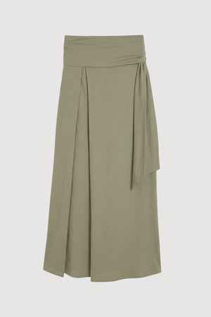 Elke Tie-Waist Maxi Skirt