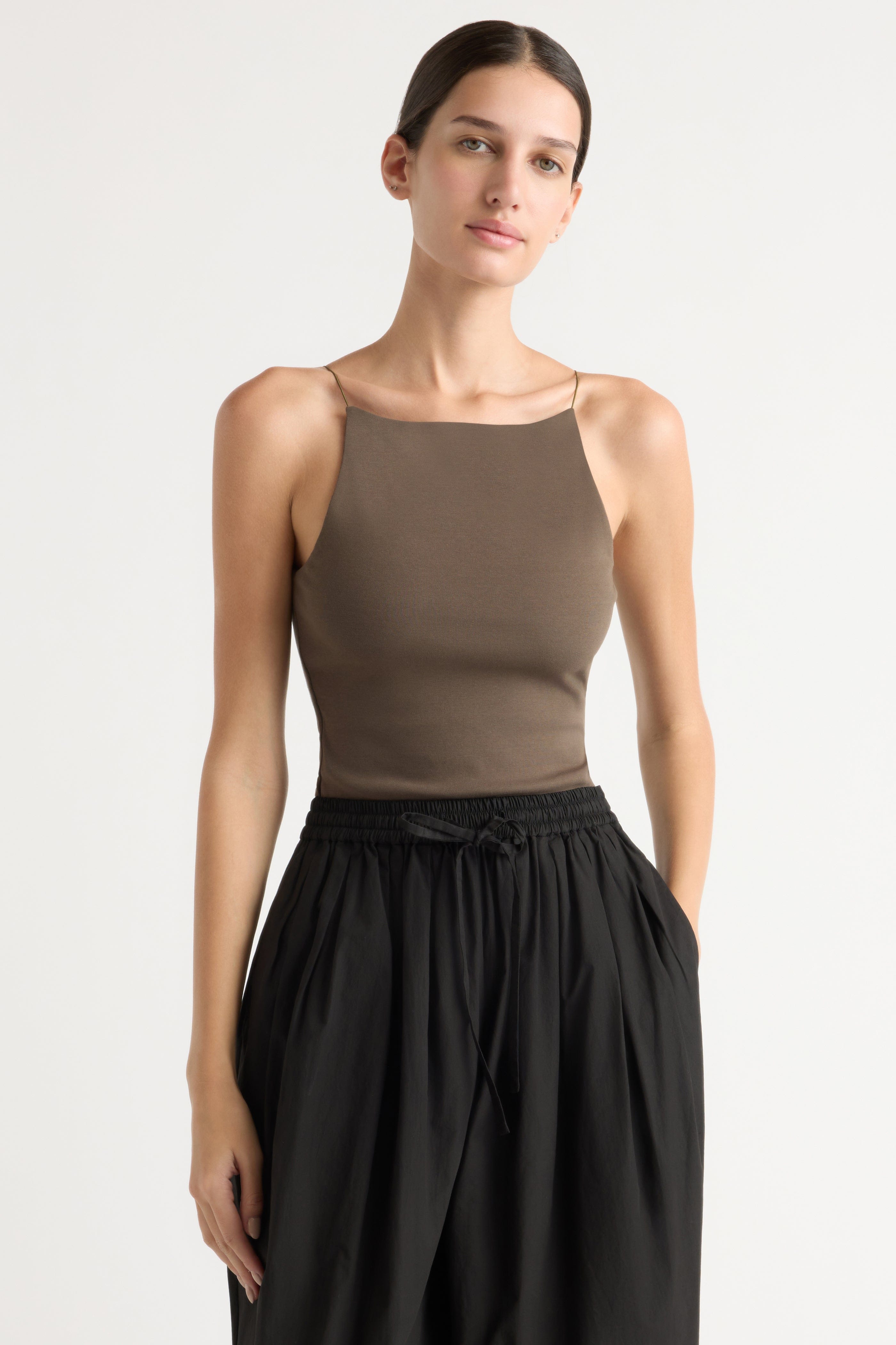 【タグ付き 新品未使用】　ella sleeveless asymmetry T Ella Sleeveless Tank