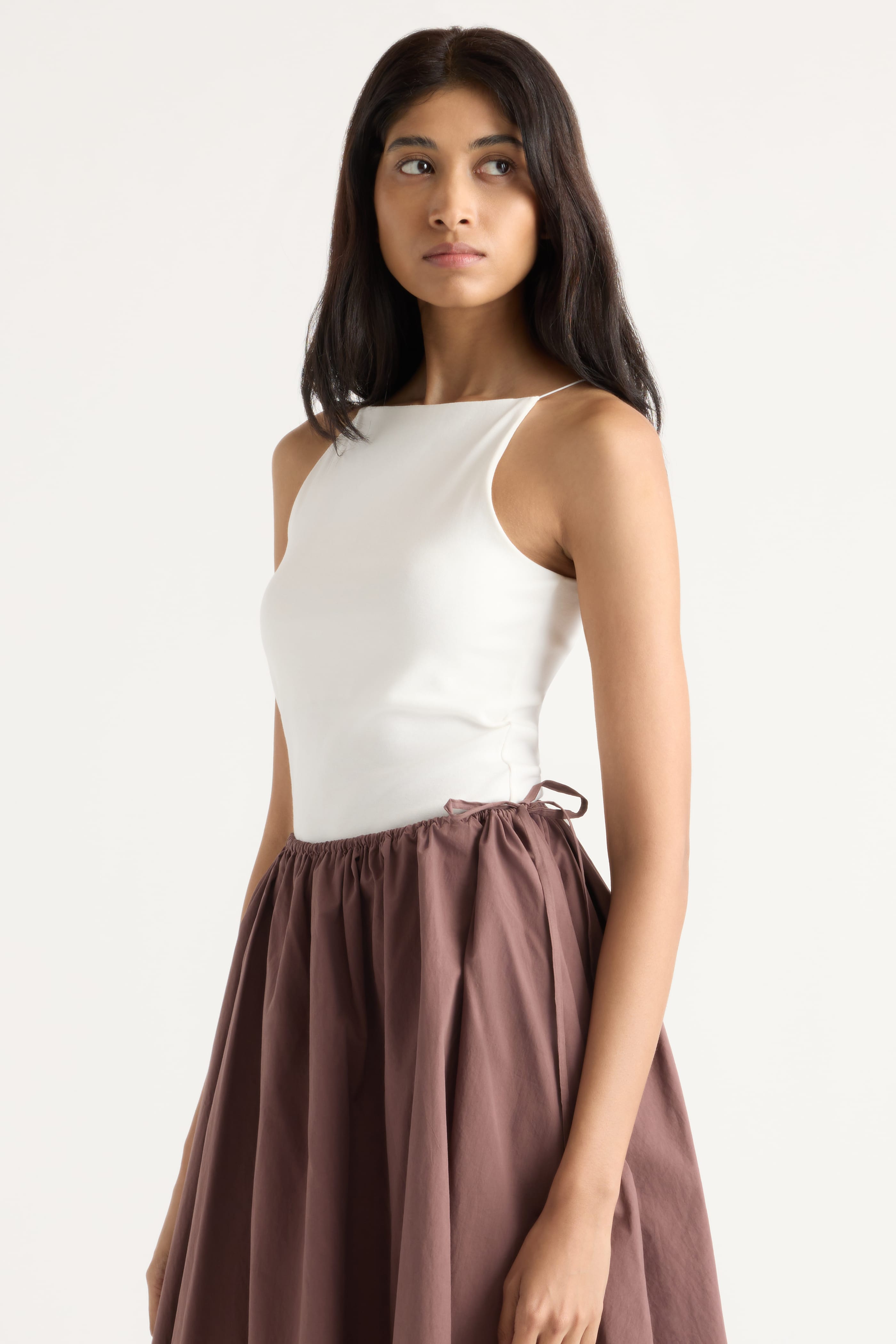【タグ付き 新品未使用】　ella sleeveless asymmetry T Ella Sleeveless Tank