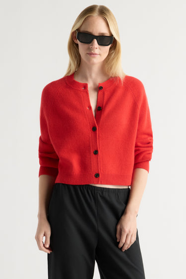 Riley | Elliot Wool-Cashmere Cardigan in Size Small