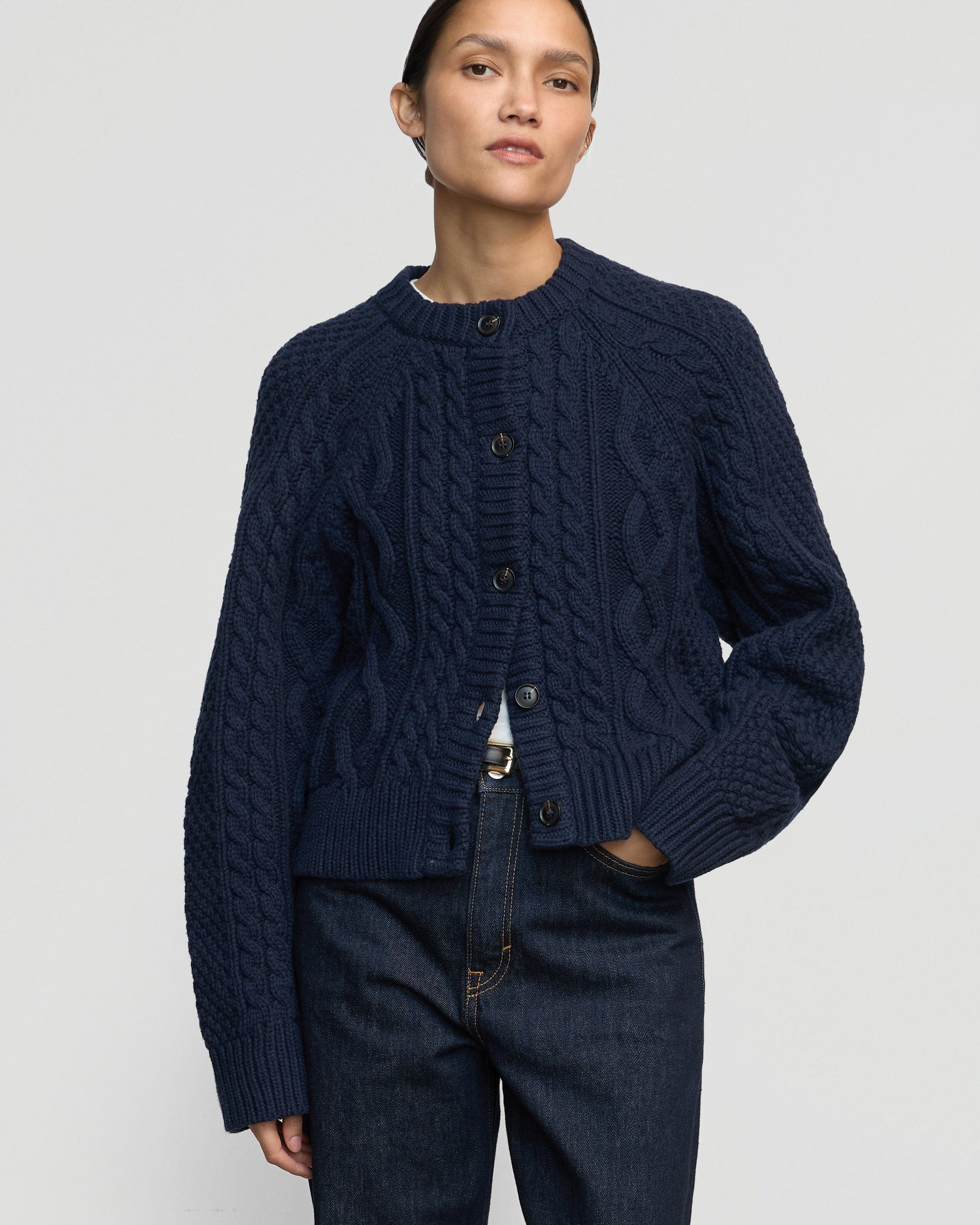 Amazon.com: Slimming Button Cardigan Sweater Ultra-Soft Solid Knit 