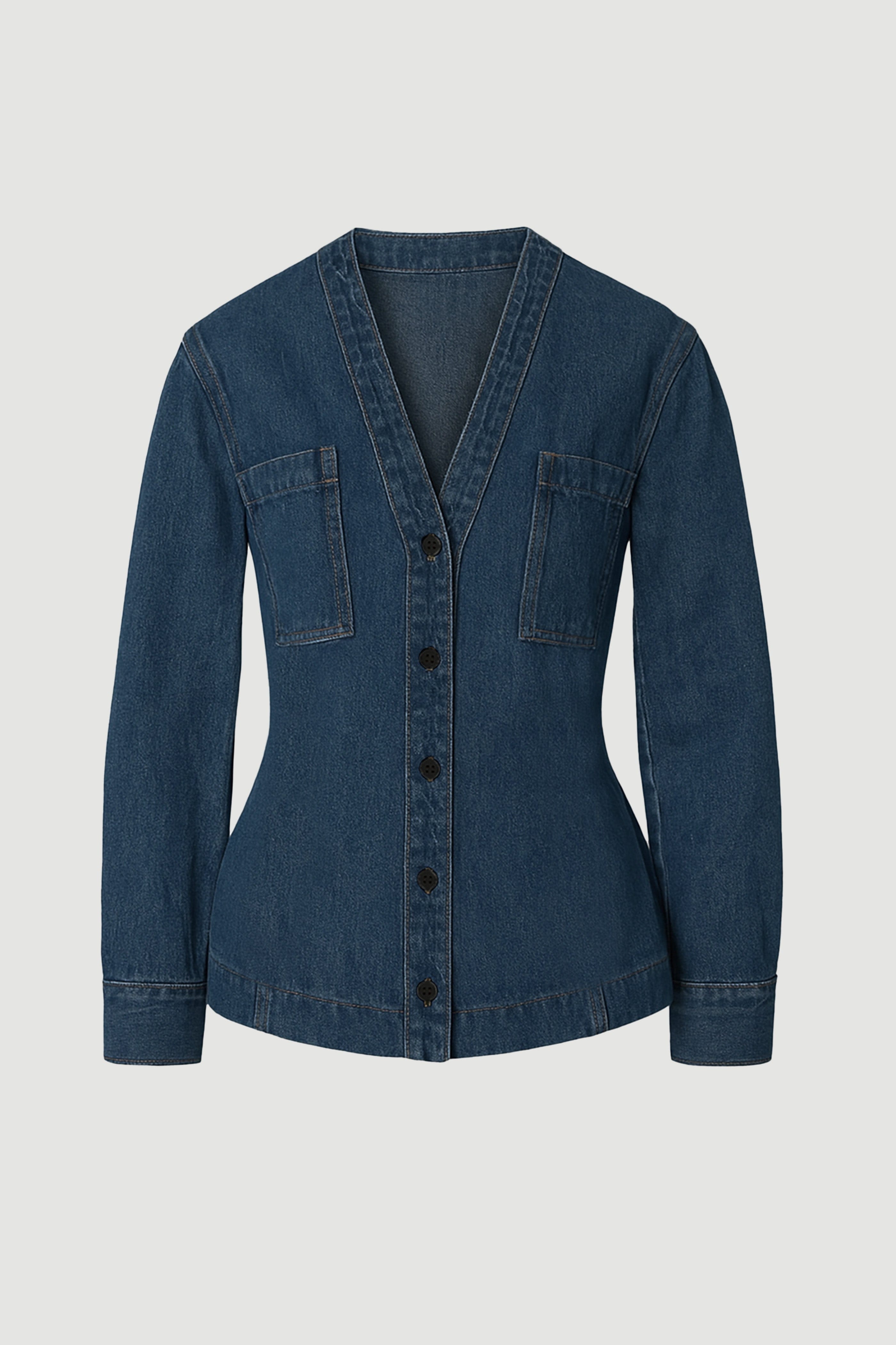 【MODERNIF】Plan simple denim jacket Fern Denim Jacket Digital Pattern PDF Sewing Pattern With