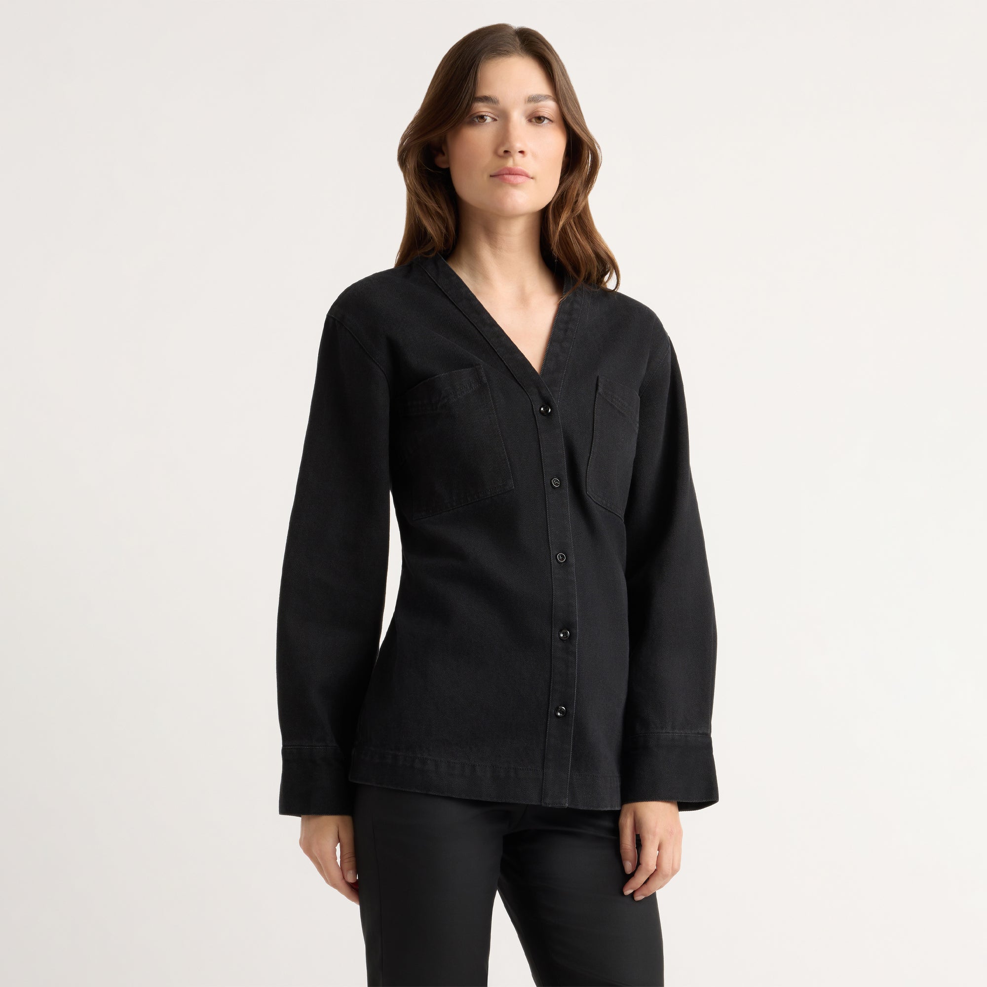 Emmett Cinch-Waist Denim Jacket