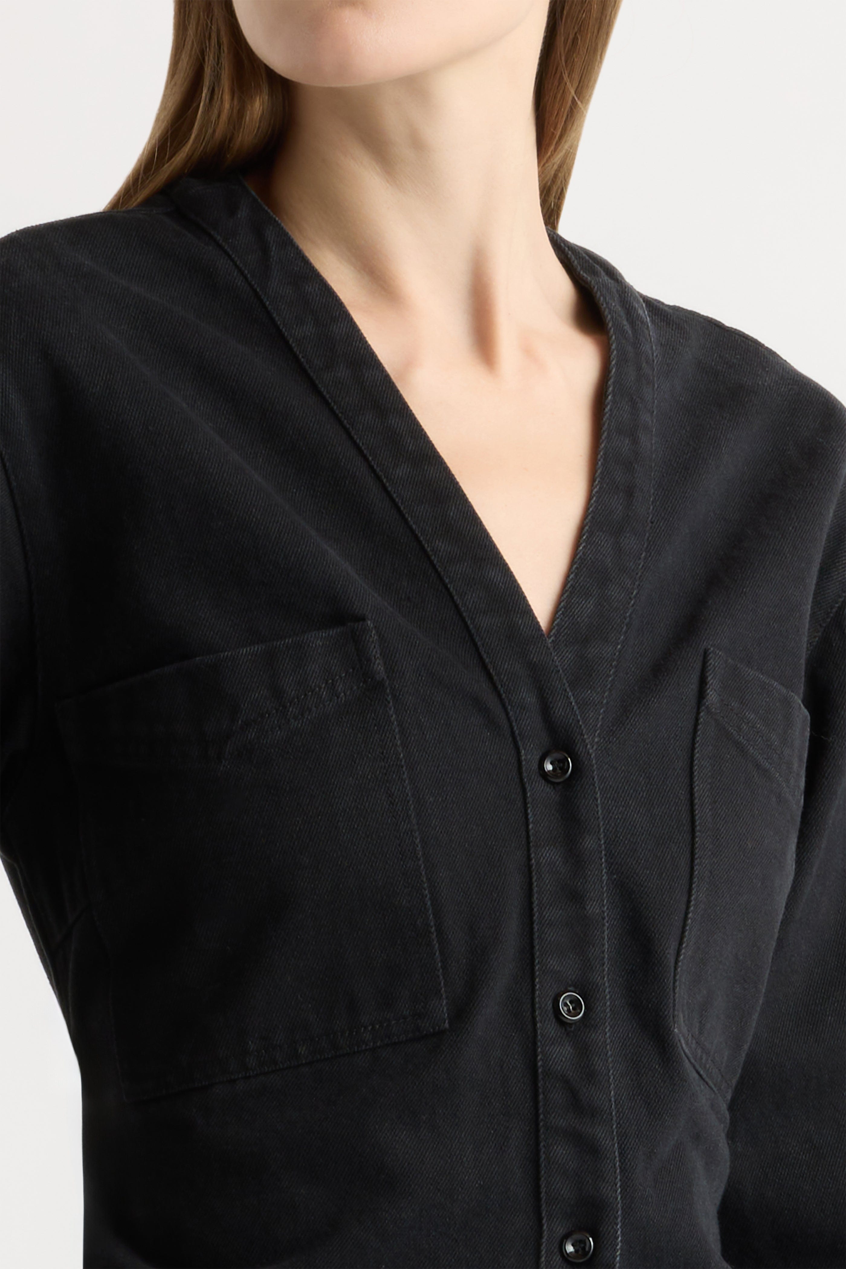 Emmett Cinch-Waist Denim Jacket